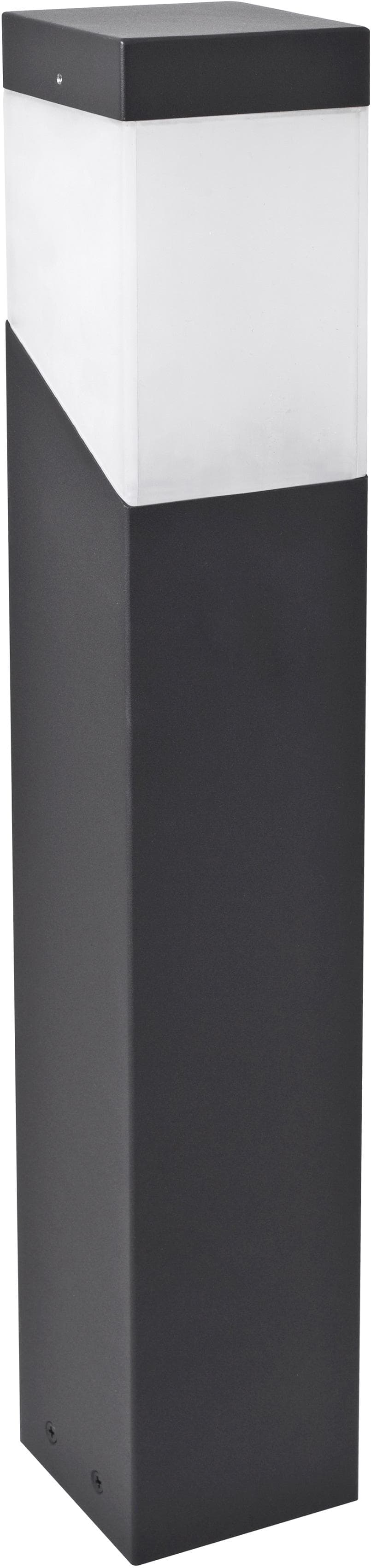 Robuste Sockelleuchte in Anthrazit