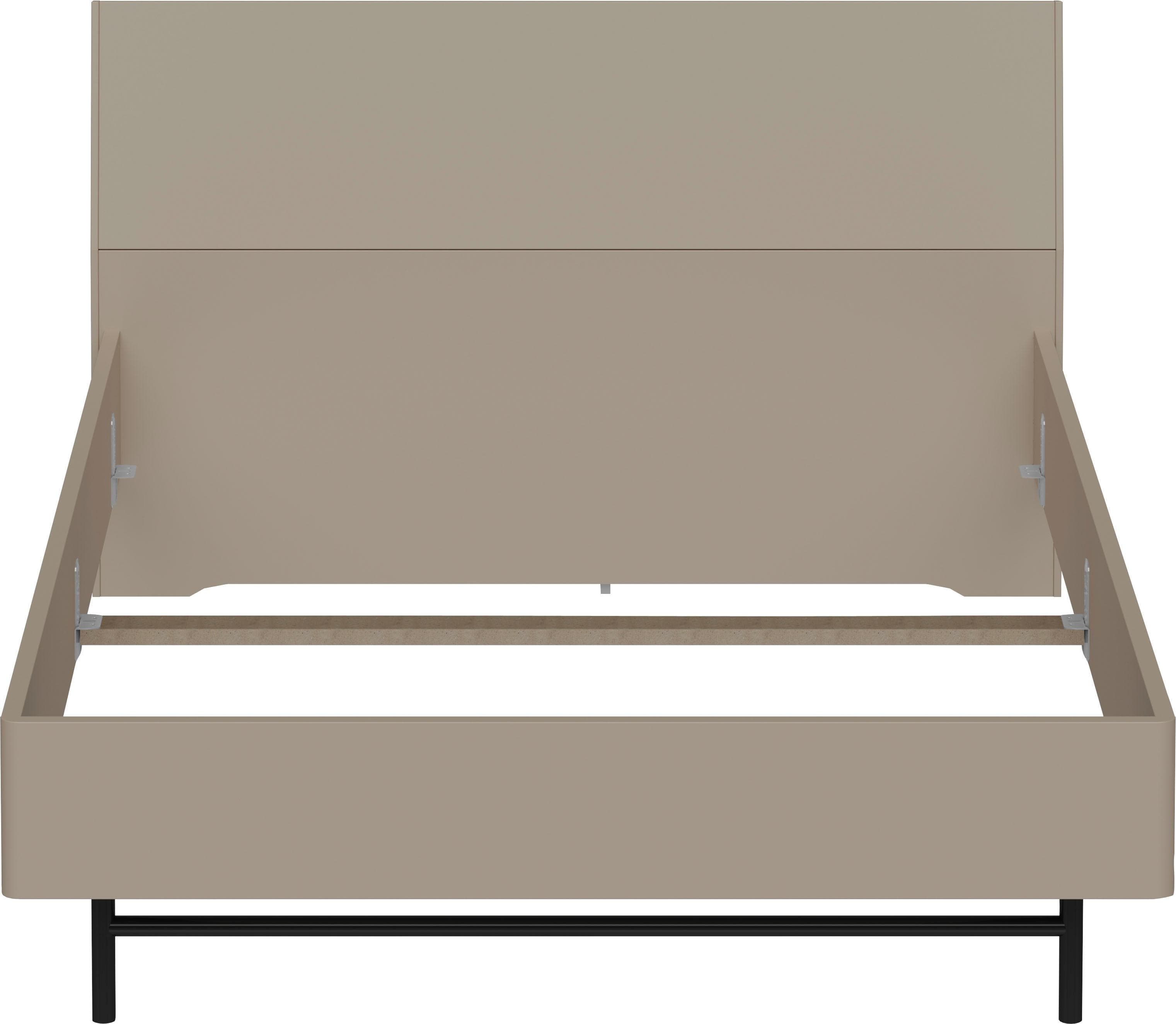 Bett GERMANIA Monteo Steingrau 210x141 cm