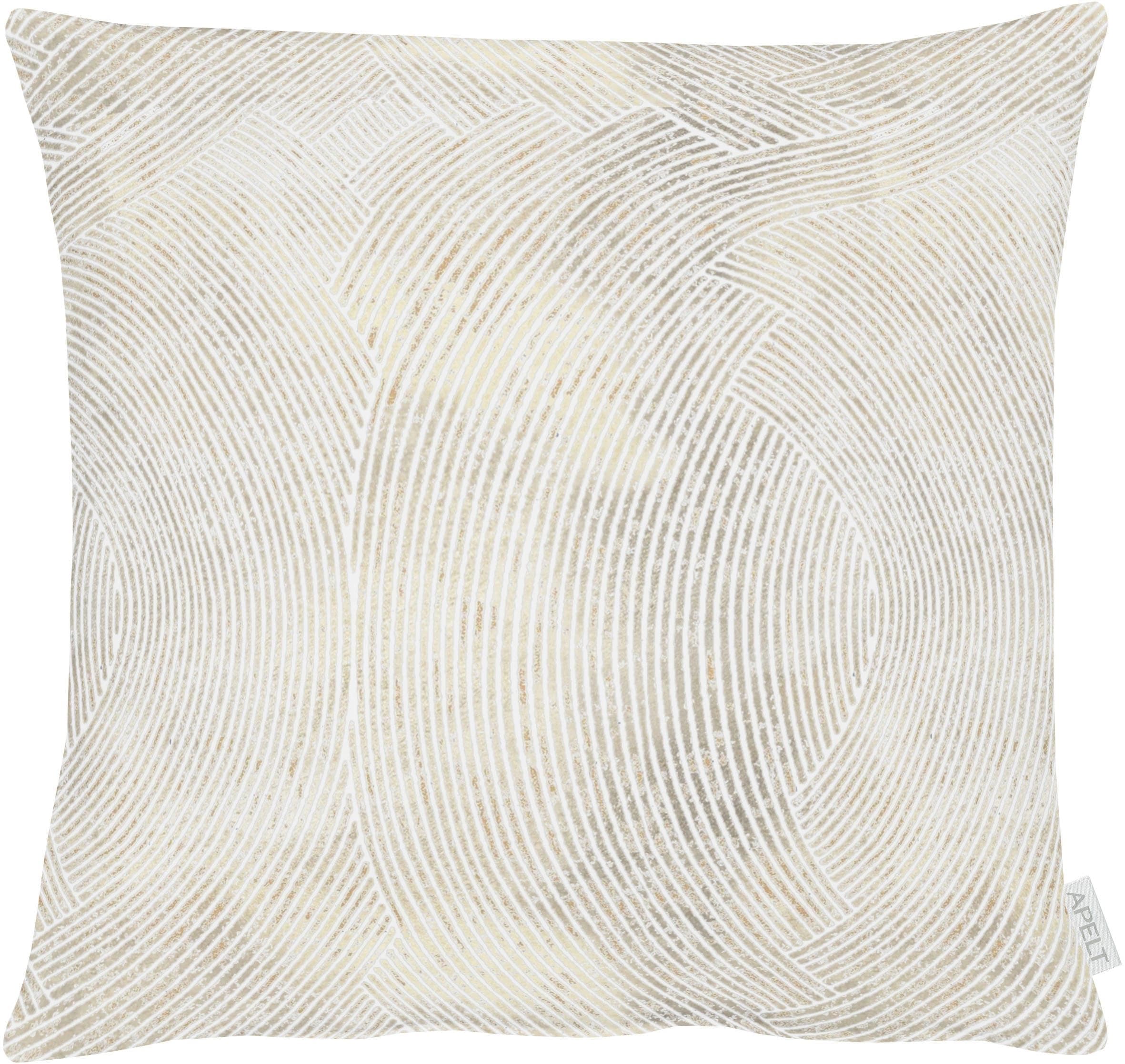 APELT Dekokissen 5470 Naturfarben - Polyester-Baumwolle-Mix mit Reißverschluss