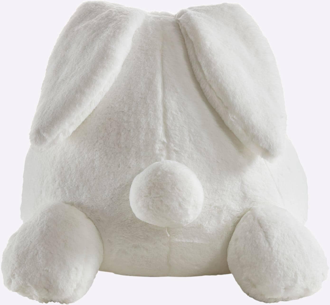 Kopfkissen weiss Teddy-Optik 100% Polyester