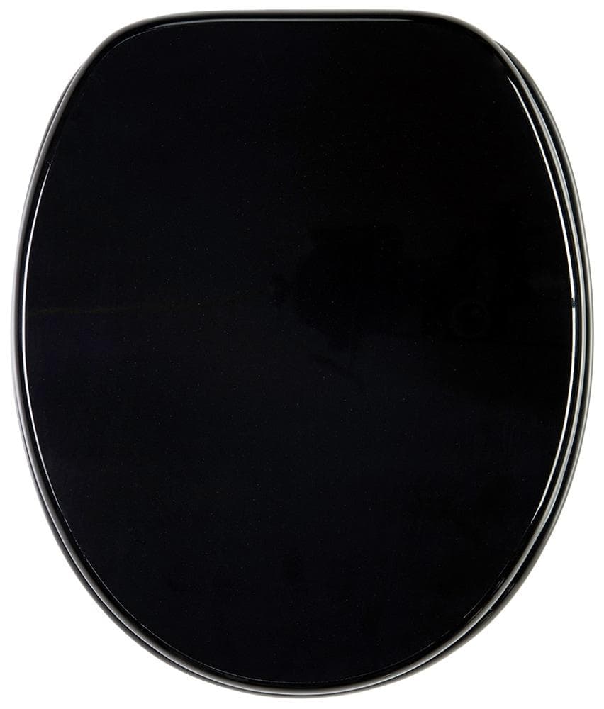Sanilo WC-Sitz Schwarz Oval