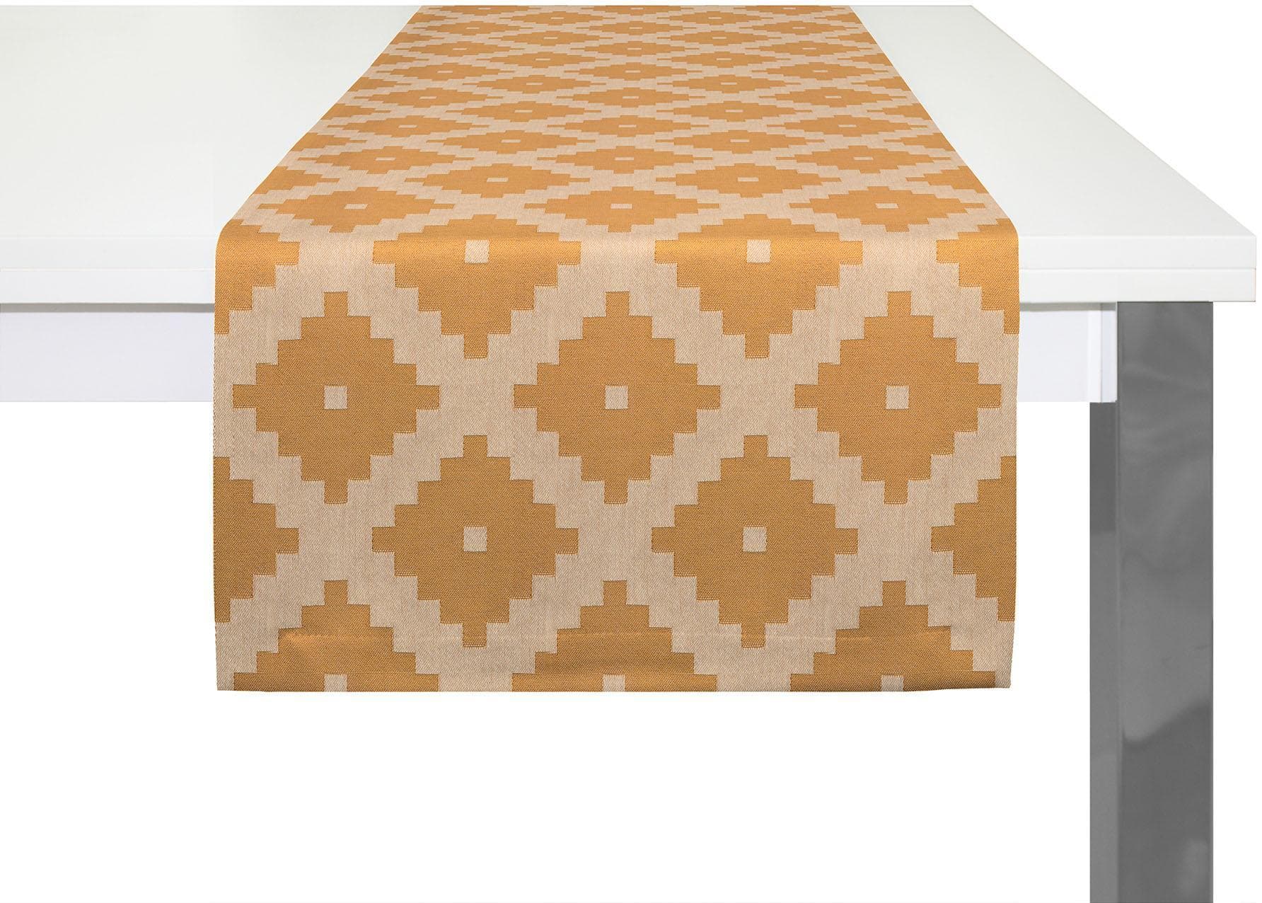 Adam Maroccan Shiraz Jacquard Tischläufer aus Bio-Baumwolle