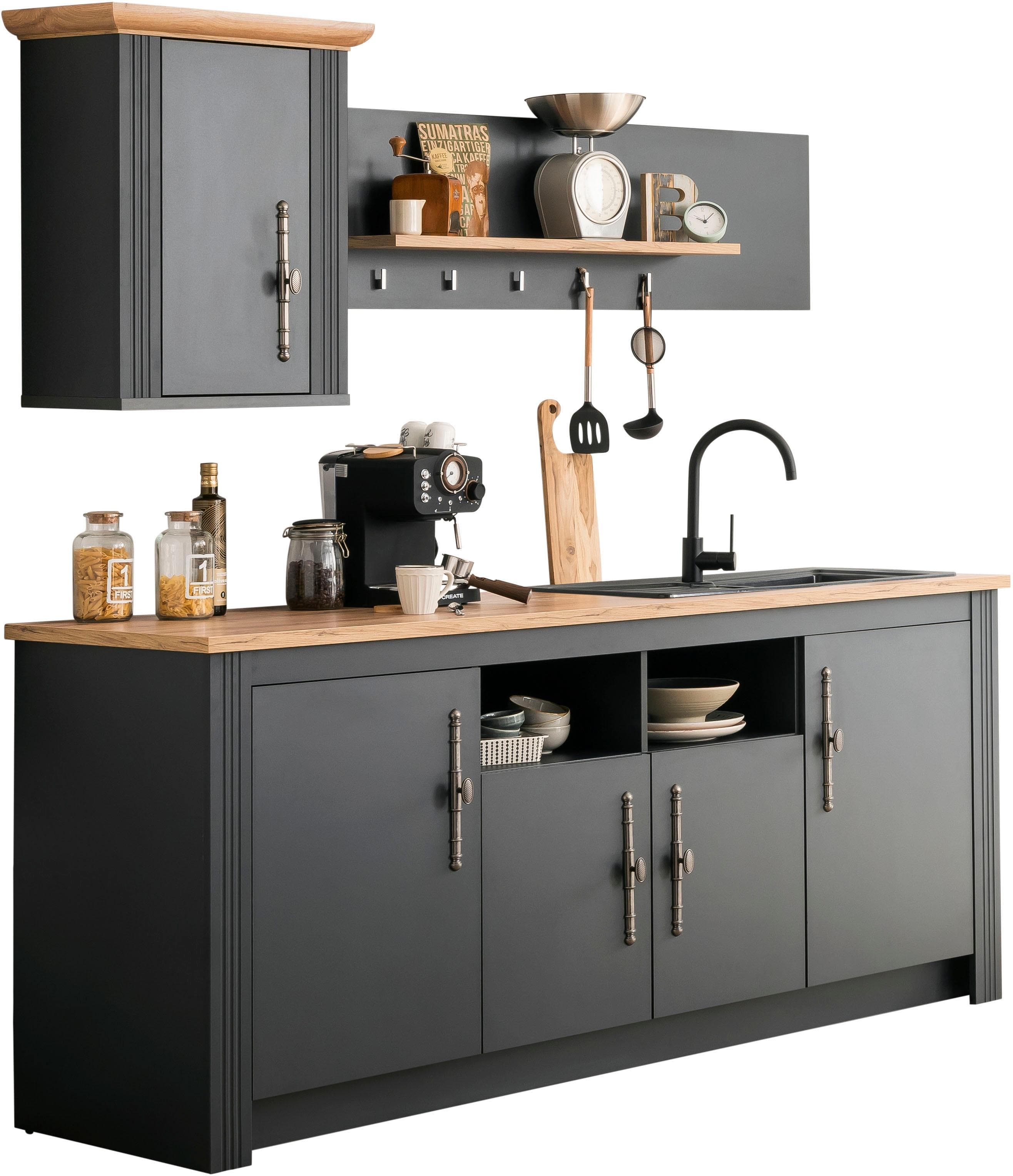 KOCHSTATION KS-Westminster Küche Landhausstil Altsilber