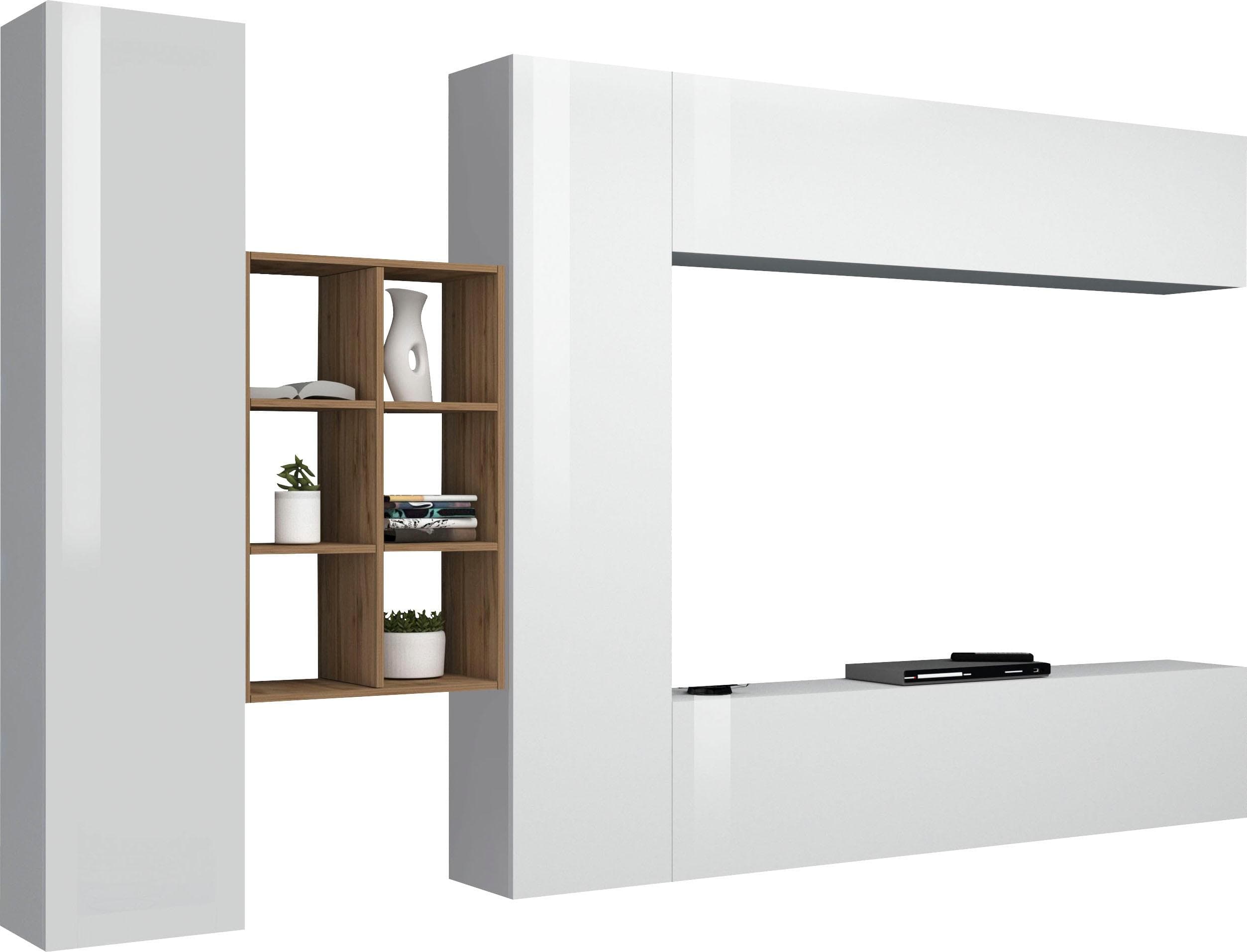 INOSIGN Wohnwand Maruska Weiß - Innovative Einrichtungslösung