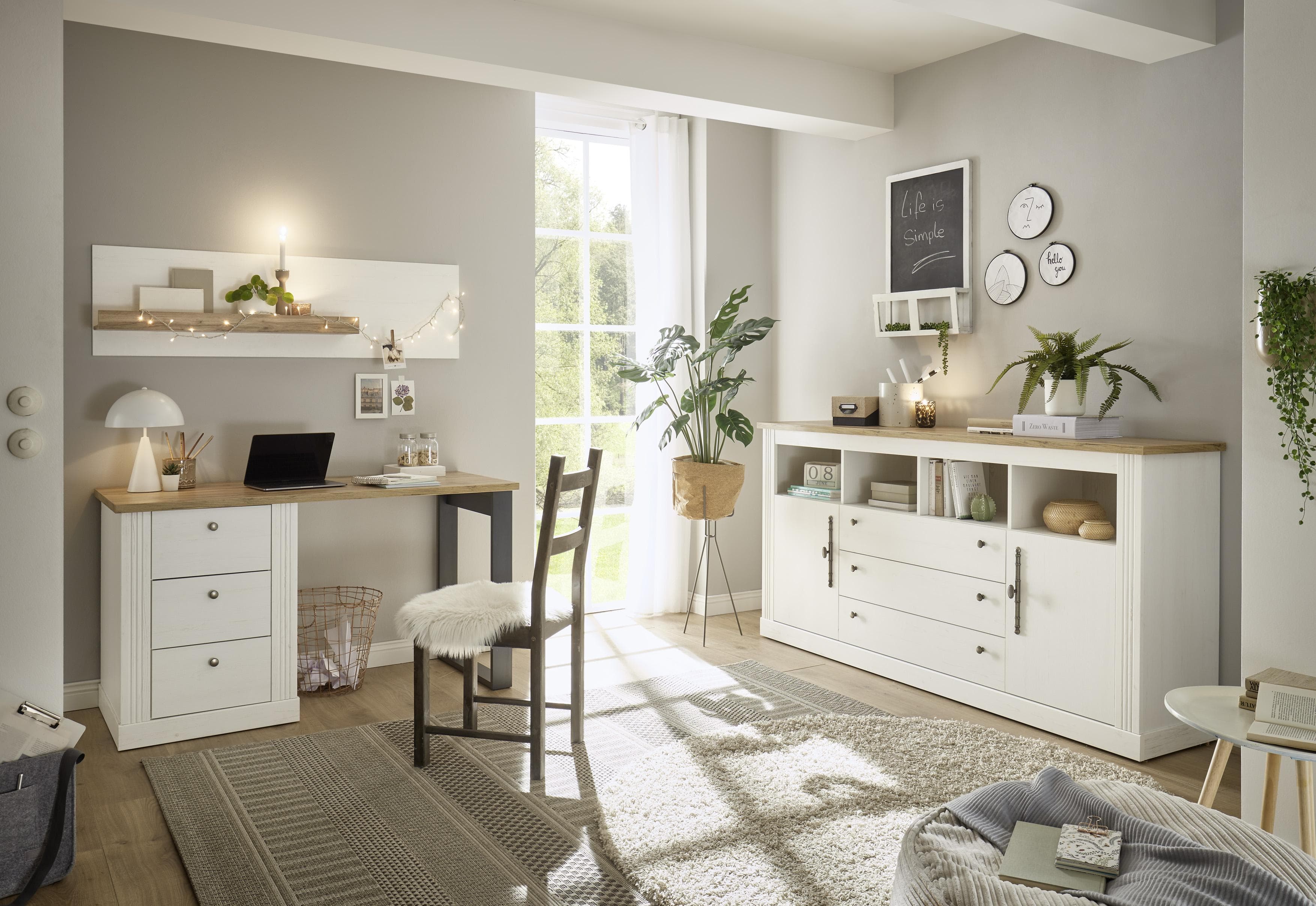 Home affaire Büromöbel-Set Westminster, im romantischen Landhausstil, exclusiv by Otto