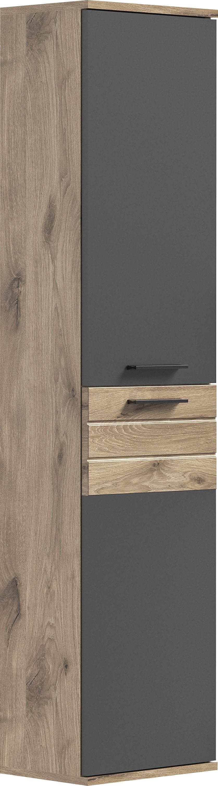 Midischrank INOSIGN Riga 37 cm 2 Türen 2 Einlegeböden Holzoptik