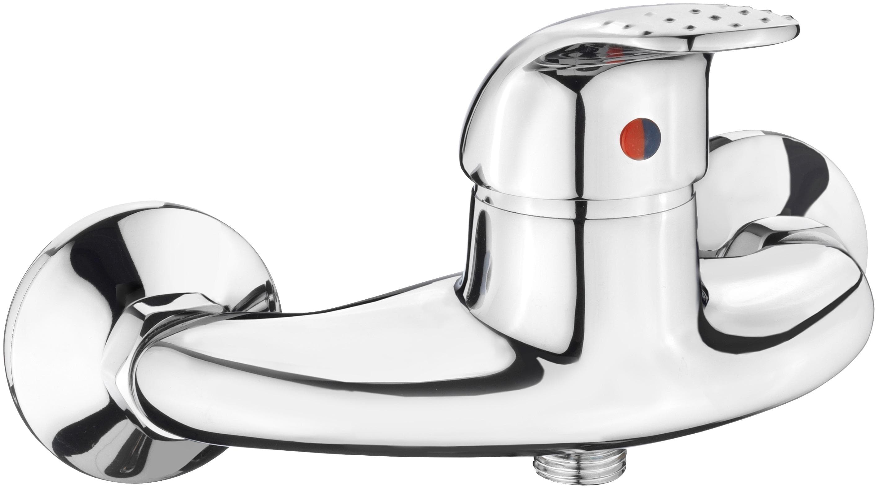 Duscharmatur CORNAT Mateo Messing verchromt Einhebelmischer