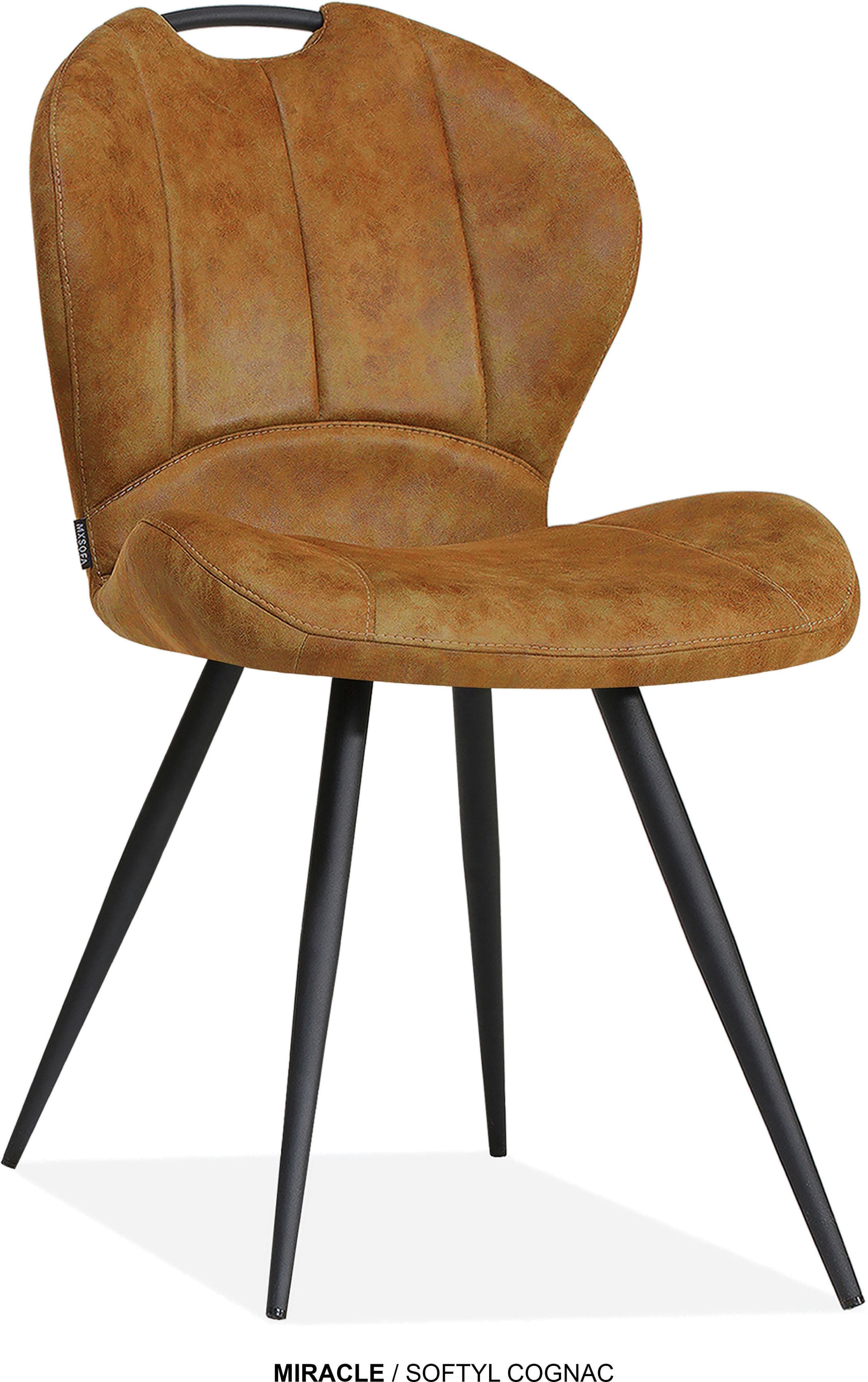 Esszimmerstuhl Miracle Cognac Schwarz OMG DESIGN
