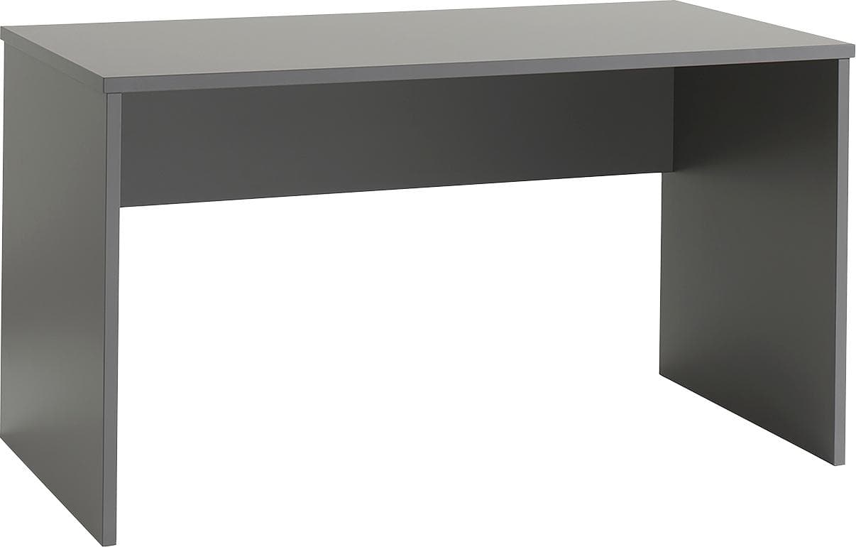 Kinderschreibtisch LONDON - Melamin Oberfläche, Anthrazit/Buche