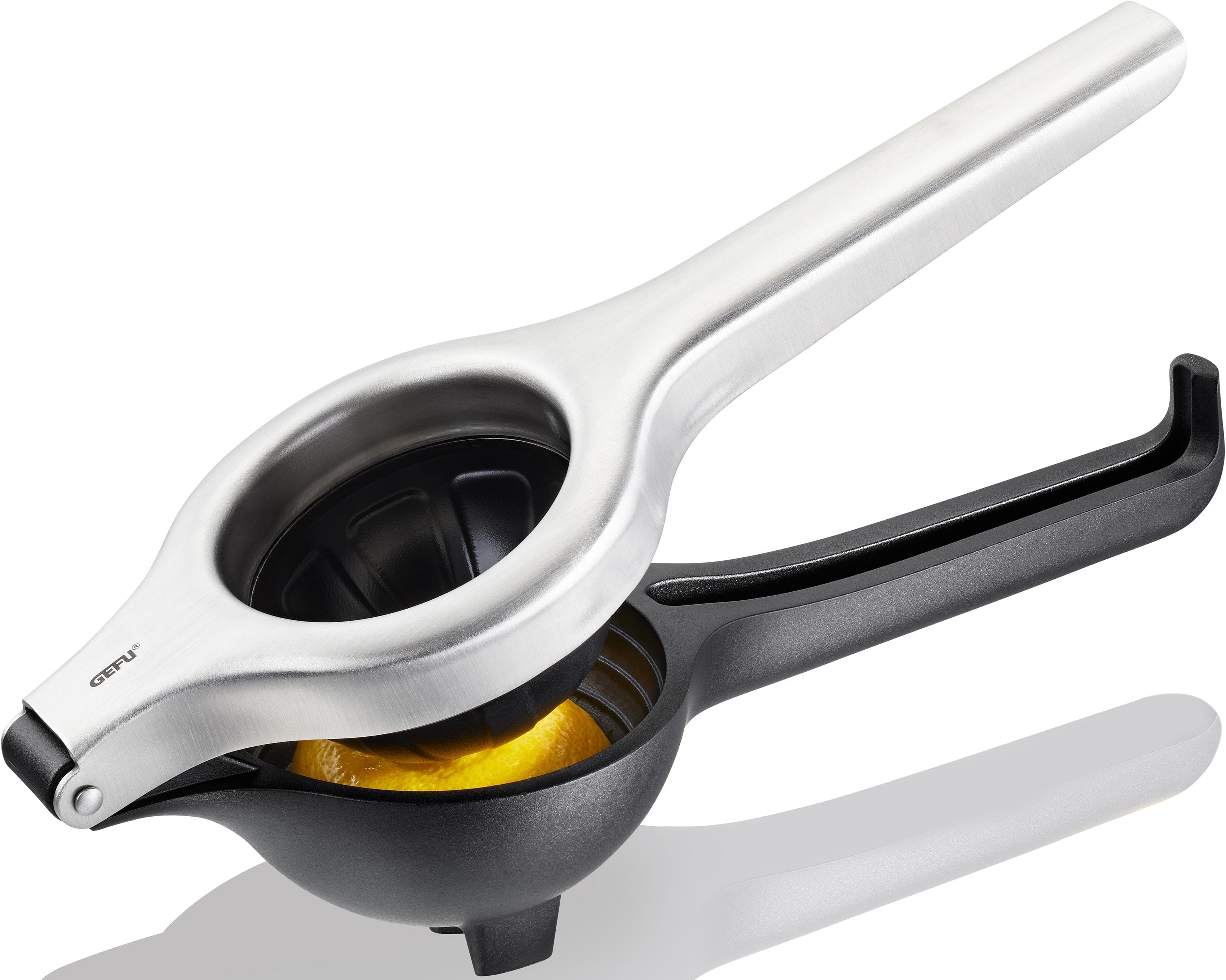 GEFU Zitruspresse LEMON PRO Silber Edelstahl