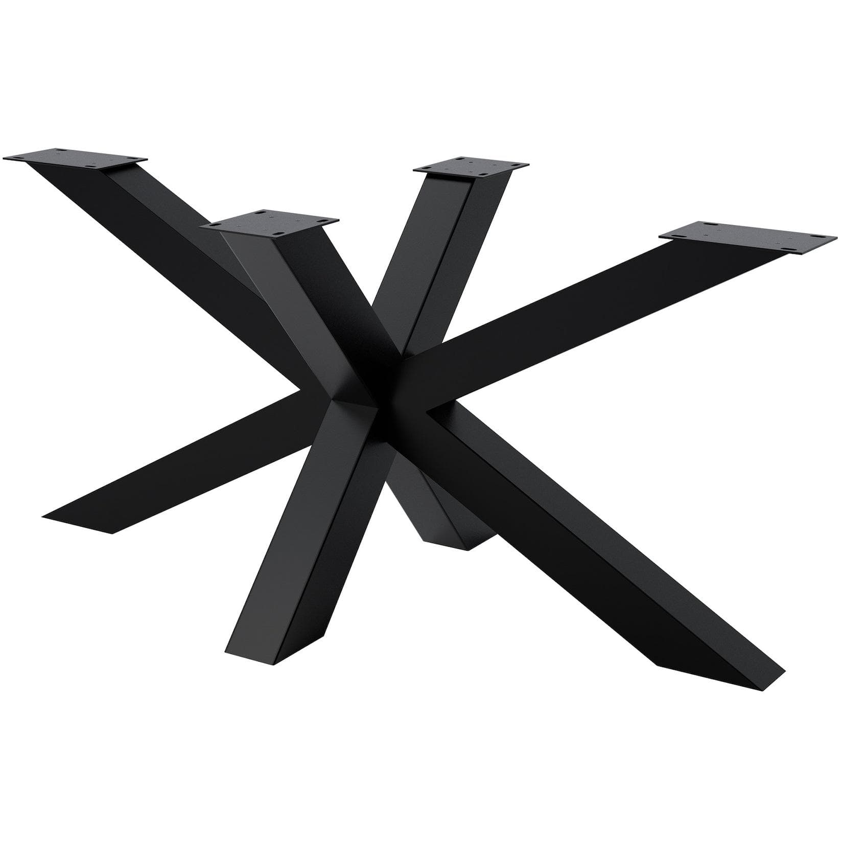 CLP Tischgestell Harlan Schwarz Metall 300 kg belastbar