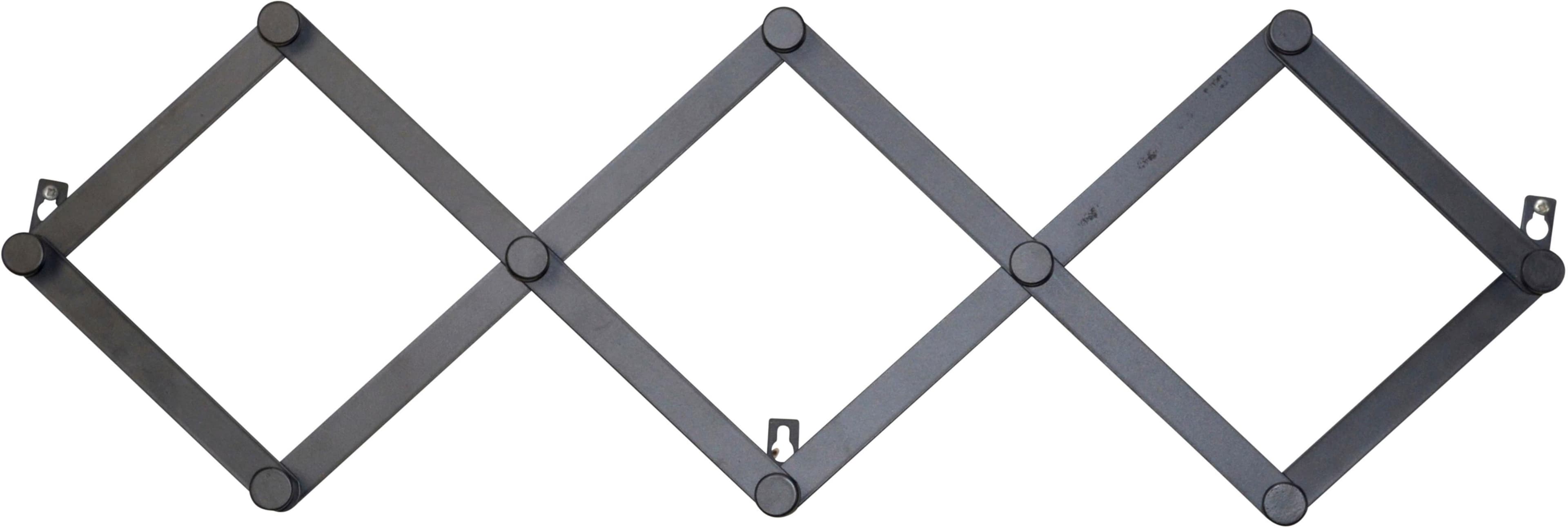 HOFMANN LIVING AND MORE Garderobenhalter Schwarz Ziehbar