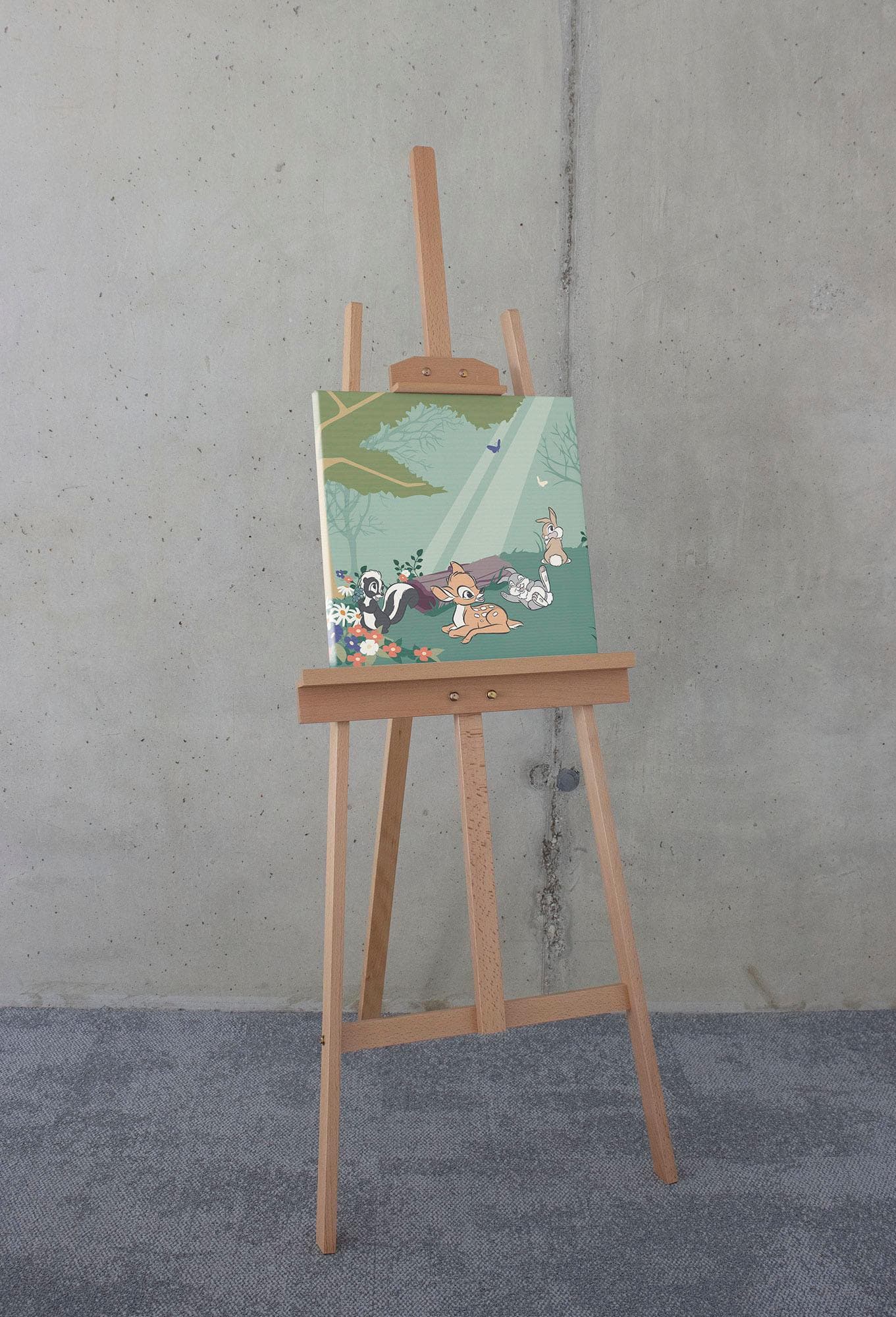 Leinwandbild KOMAR Bambi Life in the Forest 40x40 cm