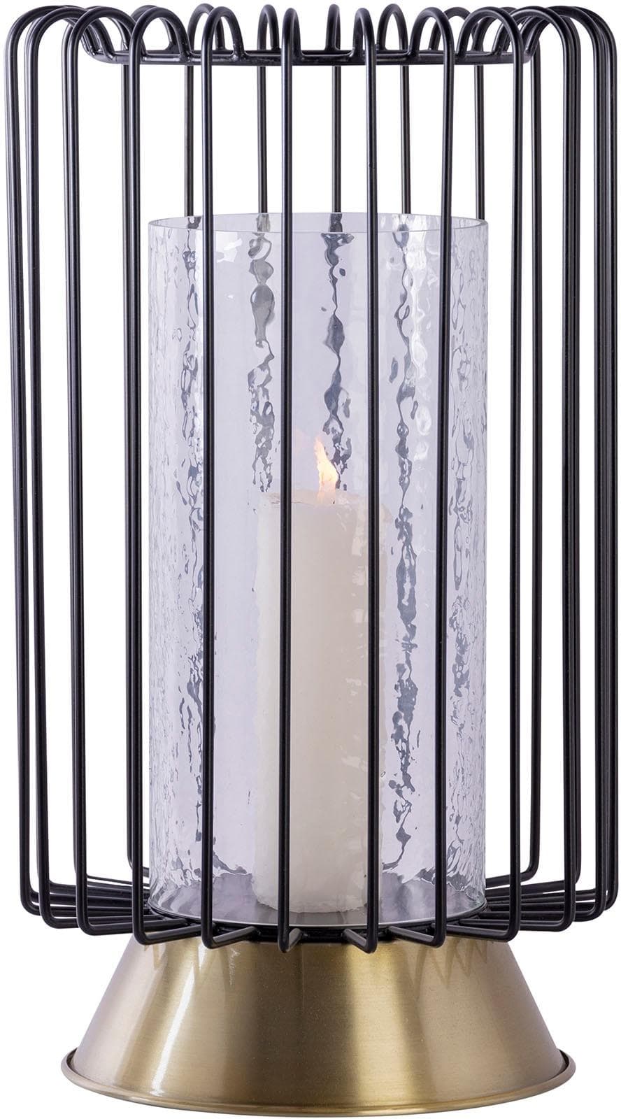 Kayoom Stabgitter Windlicht Kerzenhalter Malibu in Gold oder Silber