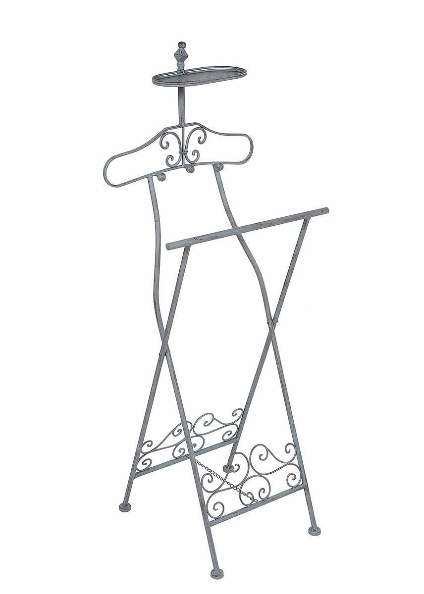 Ambiente Haus Herrendiener Grau Schmiedeeisen