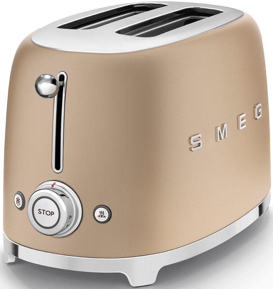 SMEG Toaster 'TSF01CHMEU' Champagner Beige
