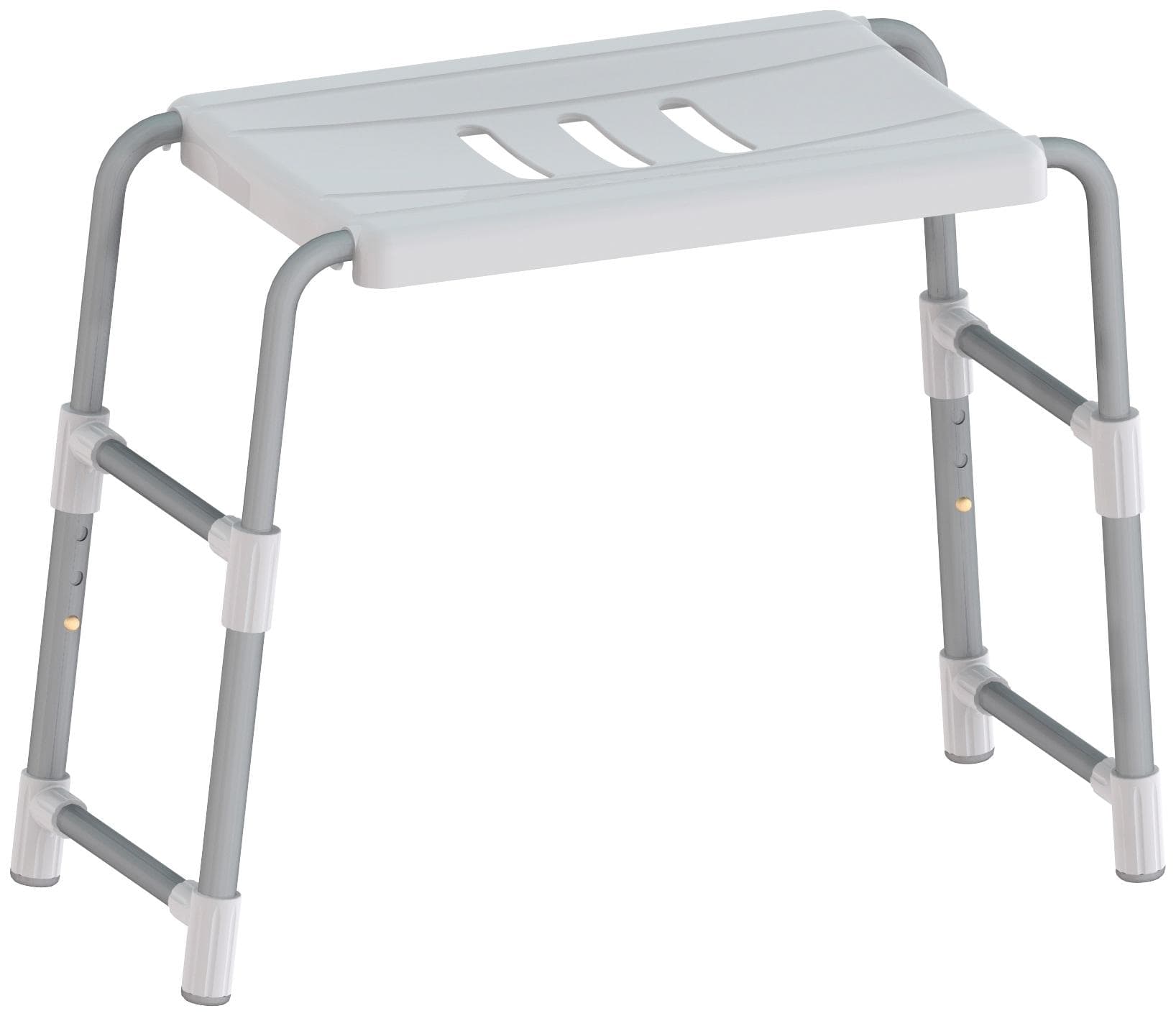 Dusch- und Badhocker BISCHOF Classic Weiß Silber