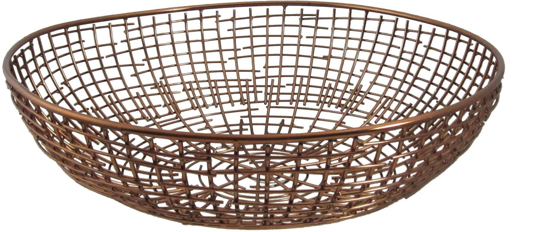 Dekoschale CREATIV DECO "Weihnachtsdeko" Roségoldfarben Edelstahl