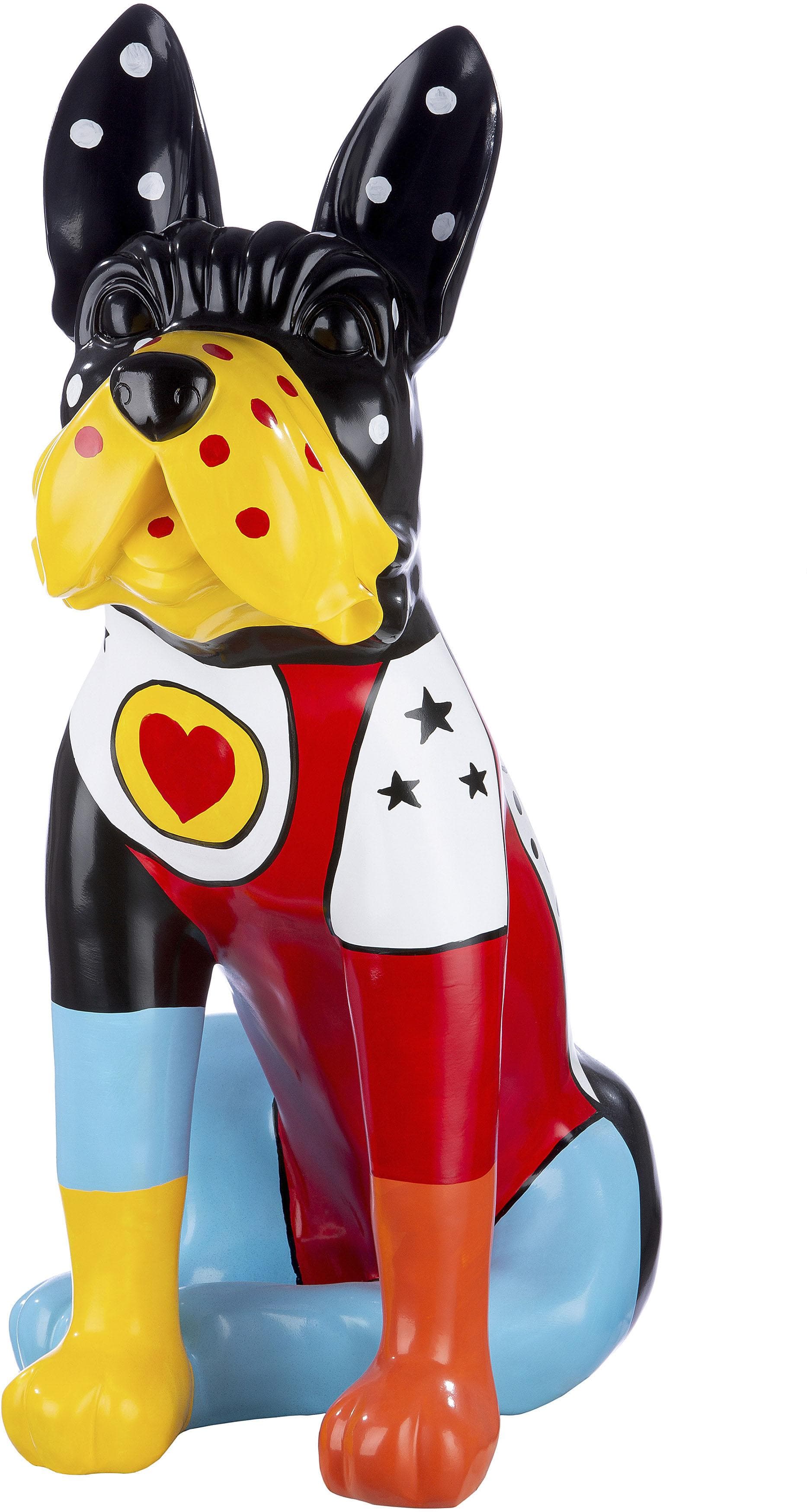 Tierfigur CASABLANCA BY GILDE 'Skulptur Doggy' bunt Dekofigur