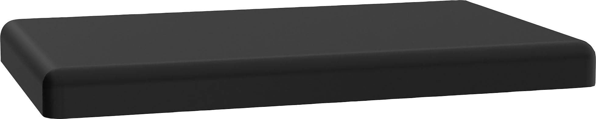 FORTE Sitzkissen Schwarz - Pflegeleicht & Einfach zu Montieren