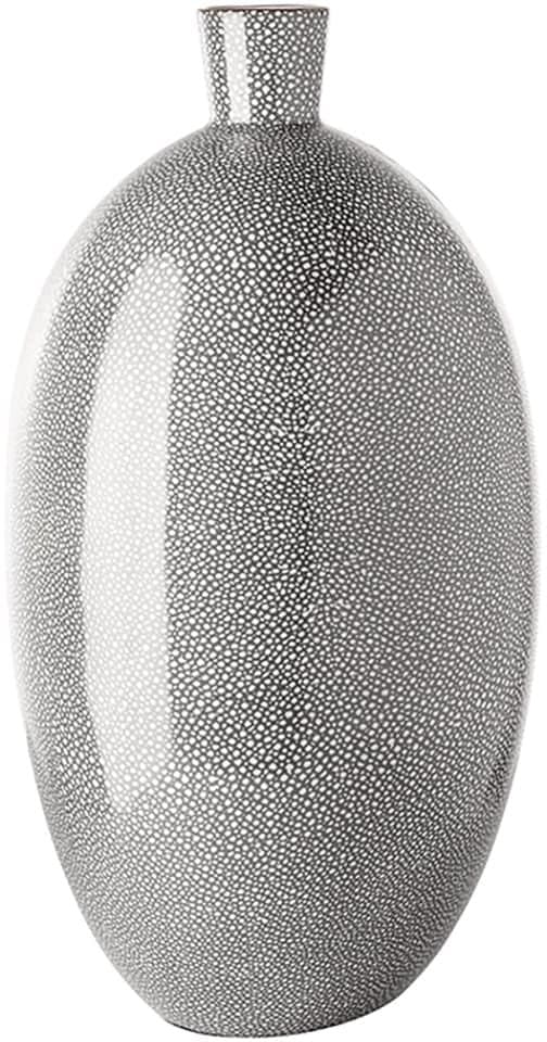 FINK Bodenvase ATHINA Porzellan grau-goldfarben