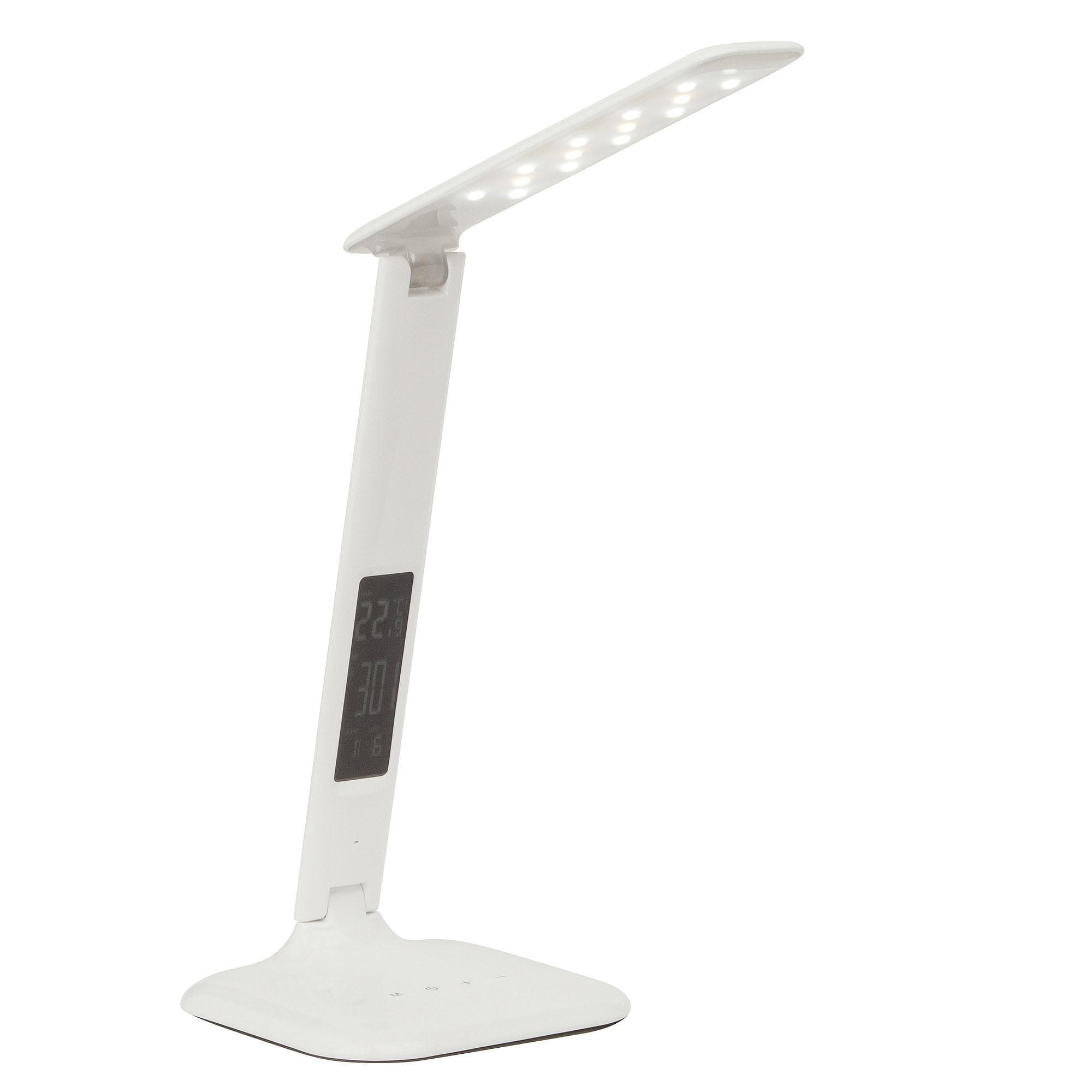 Brilliant LED Schreibtischlampe Glenn: Dimmbar, USB-Anschluss, Kunststoff/Metall