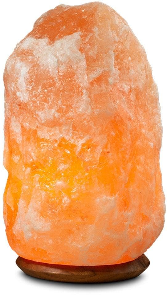 HIMALAYA SALT DREAMS Salzkristall-Tischlampe Warmweiß Handgefertigt