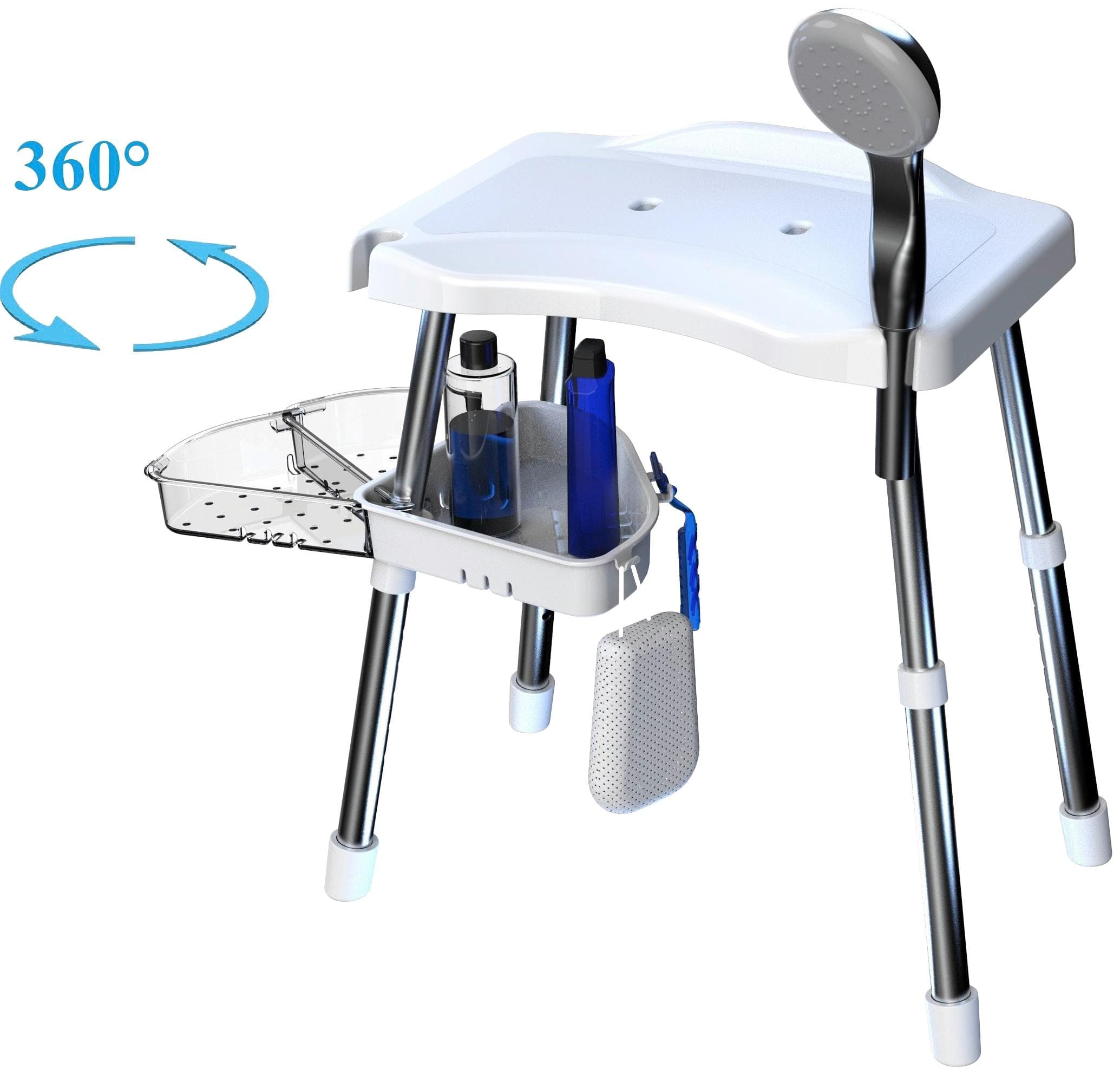 Dusch- und Badhocker BISCHOF Tray Super Weiß
