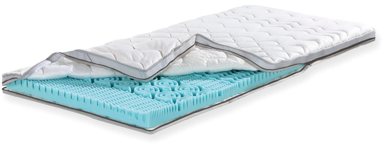 Fan Topper XXL Soft Plus Kaltschaum Weiß