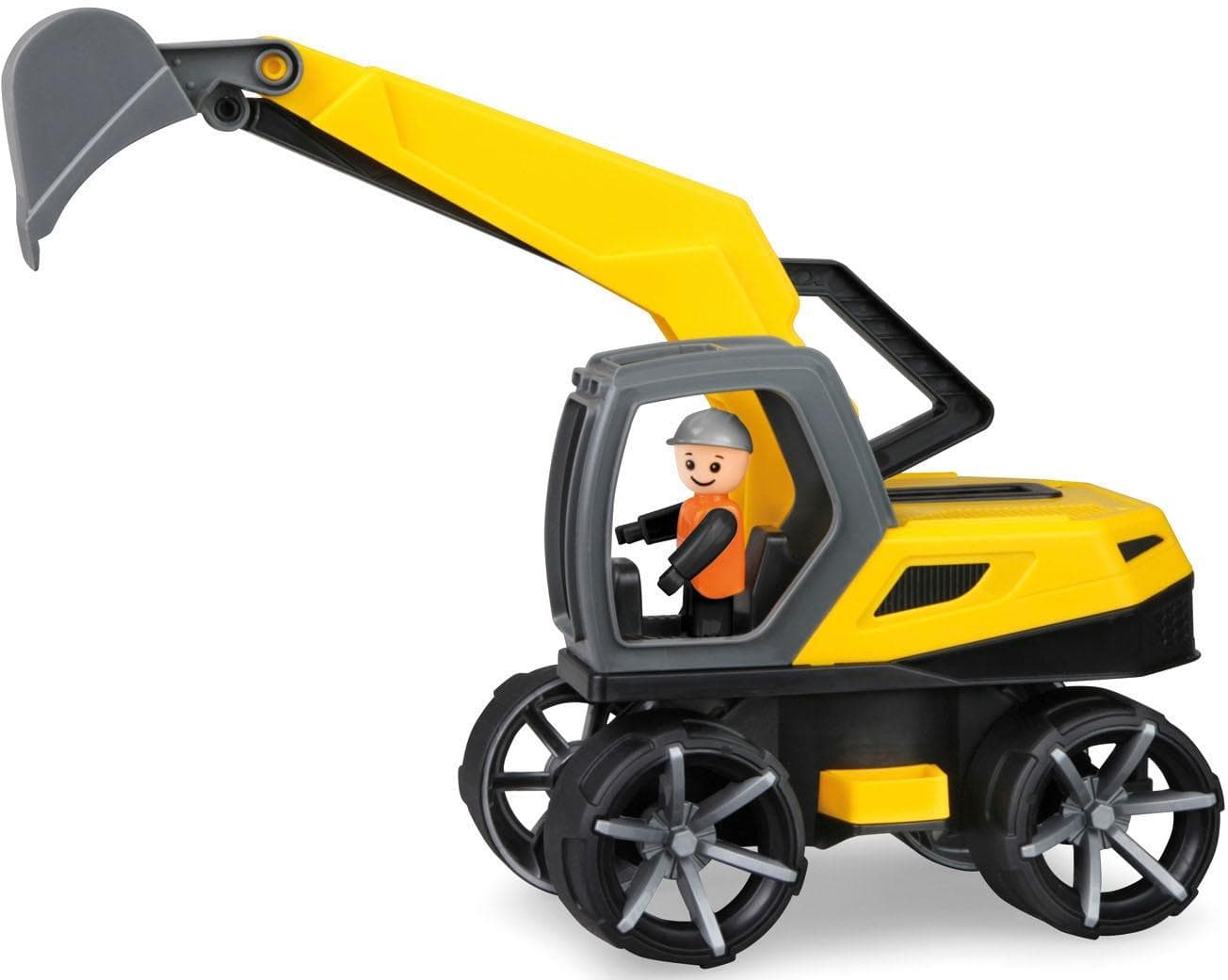 LENA® Spielzeug-Bagger TRUXX² inkl. Spielfigur, Gelb