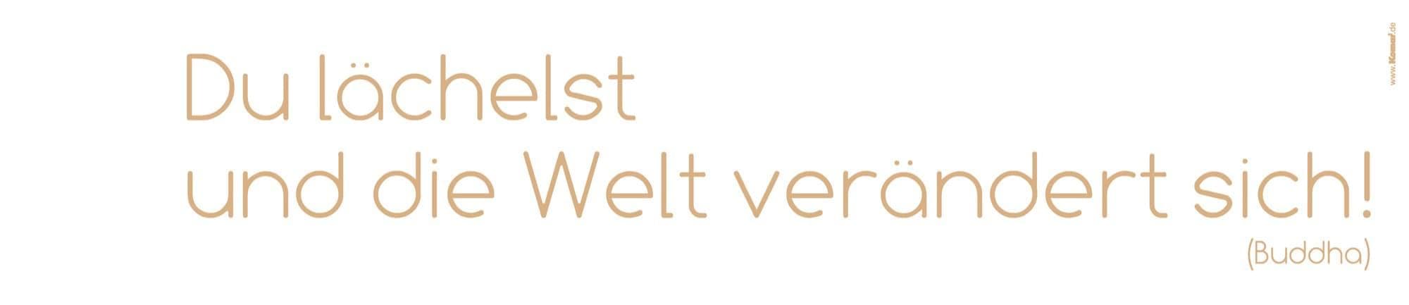 Komar Wandtattoo Selbstklebend - Lächeln für jeden Tag