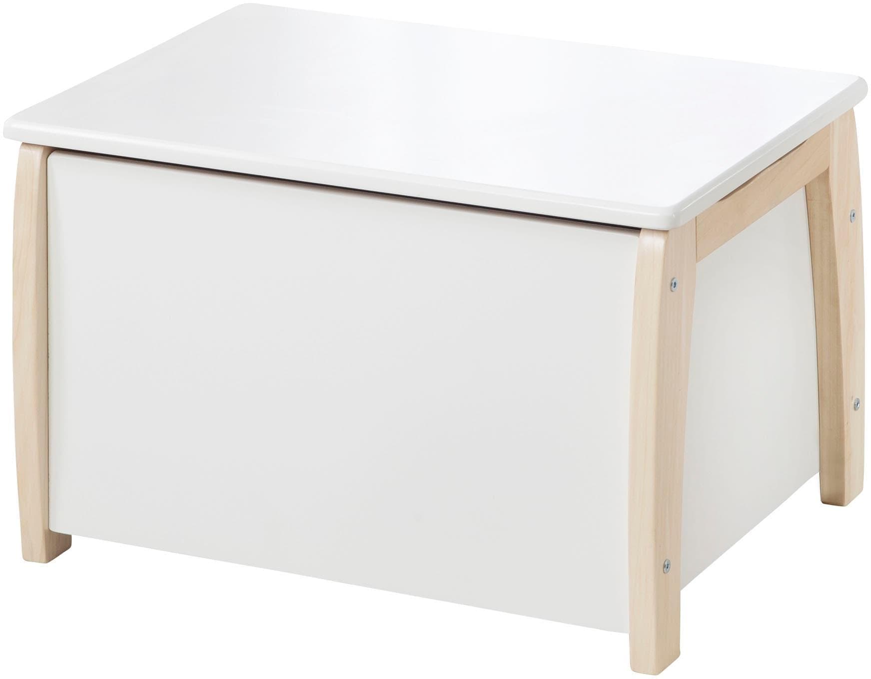 Farbige Holzspielzeugtruhe - Aufbewahrung für Kinderzimmer