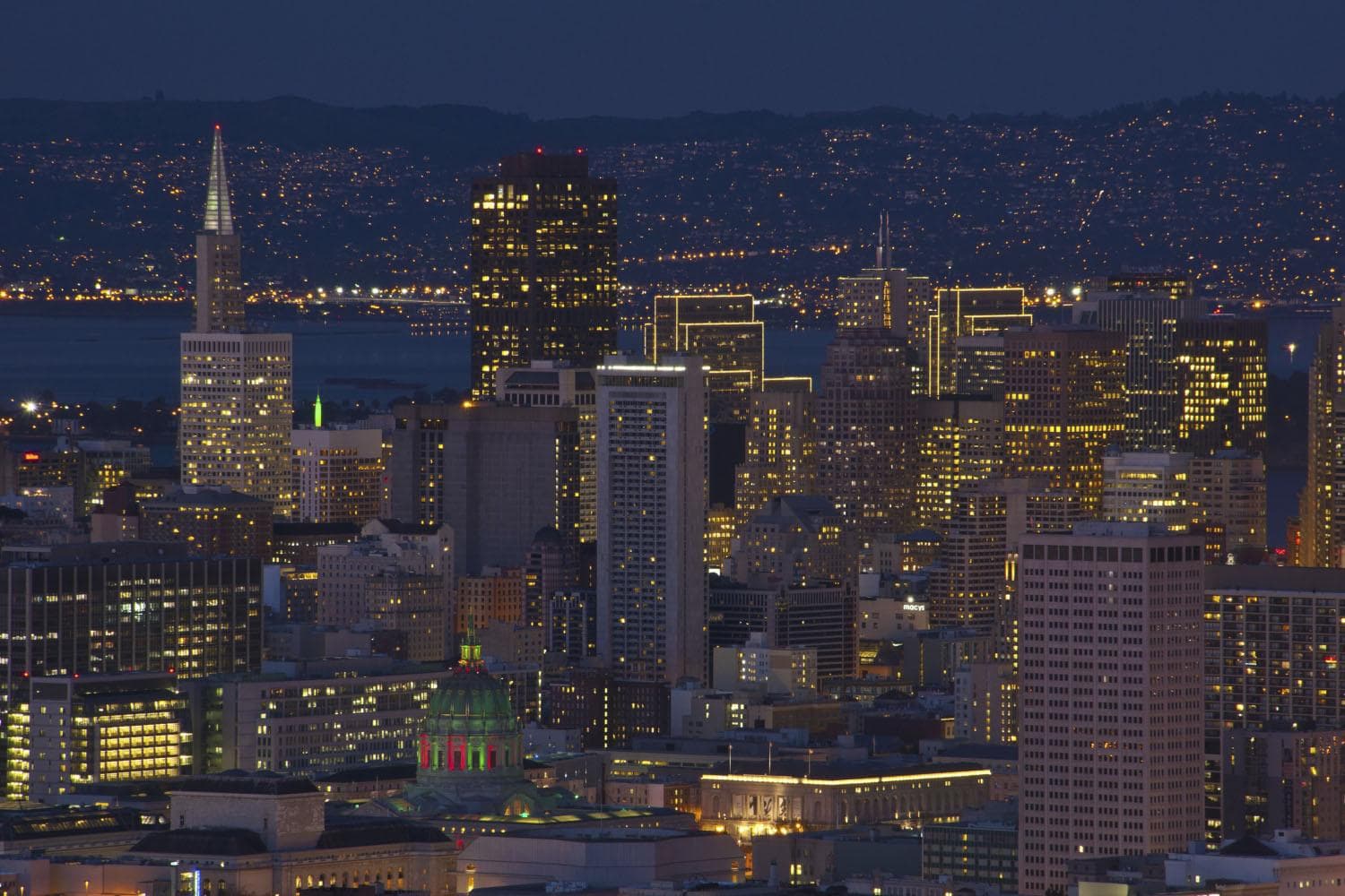 QUEENCE Acrylglasbild Stadt bunt Fine Art Print Wandbild