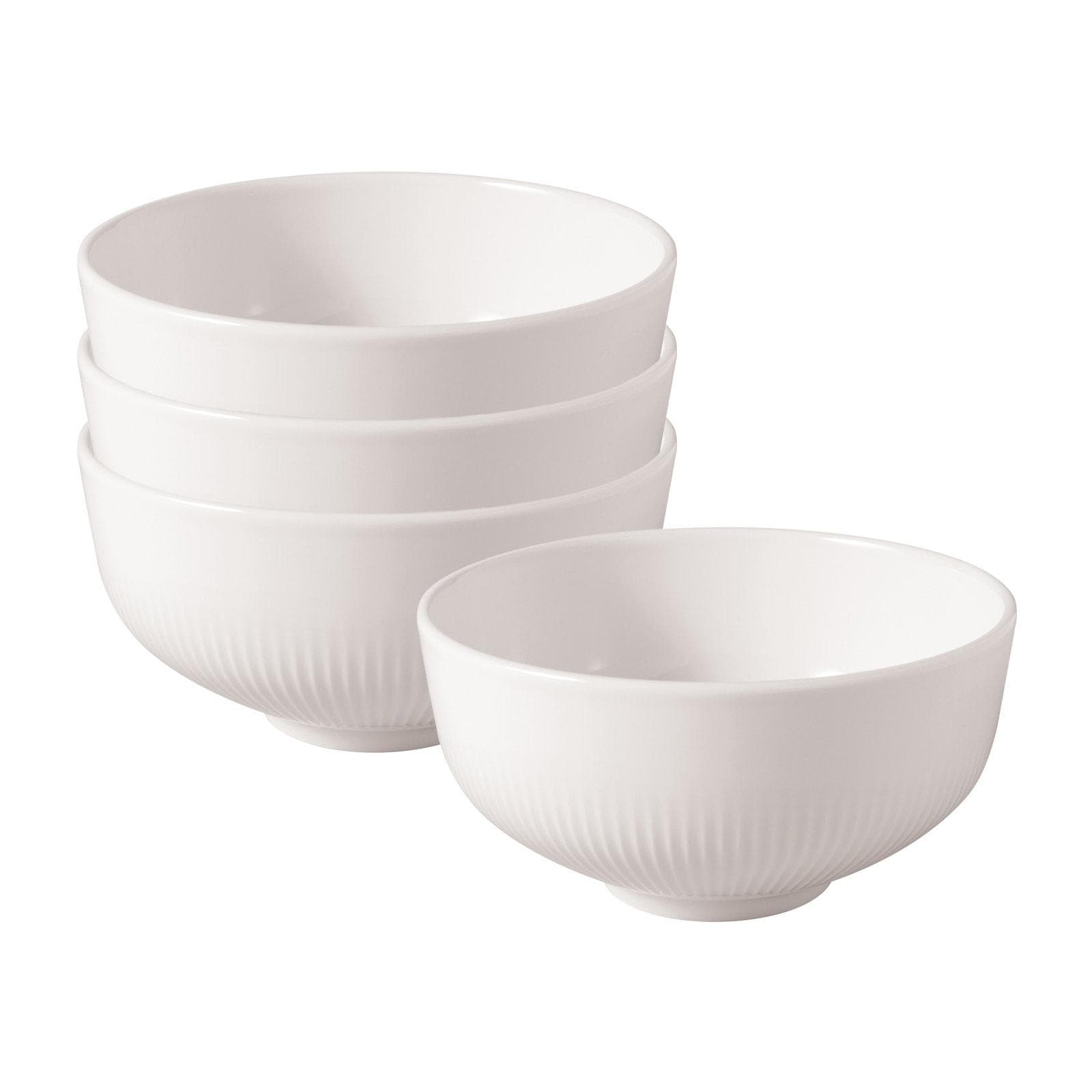 Villeroy & Boch Afina Schüssel Set 4er weiß Premium Porzellan