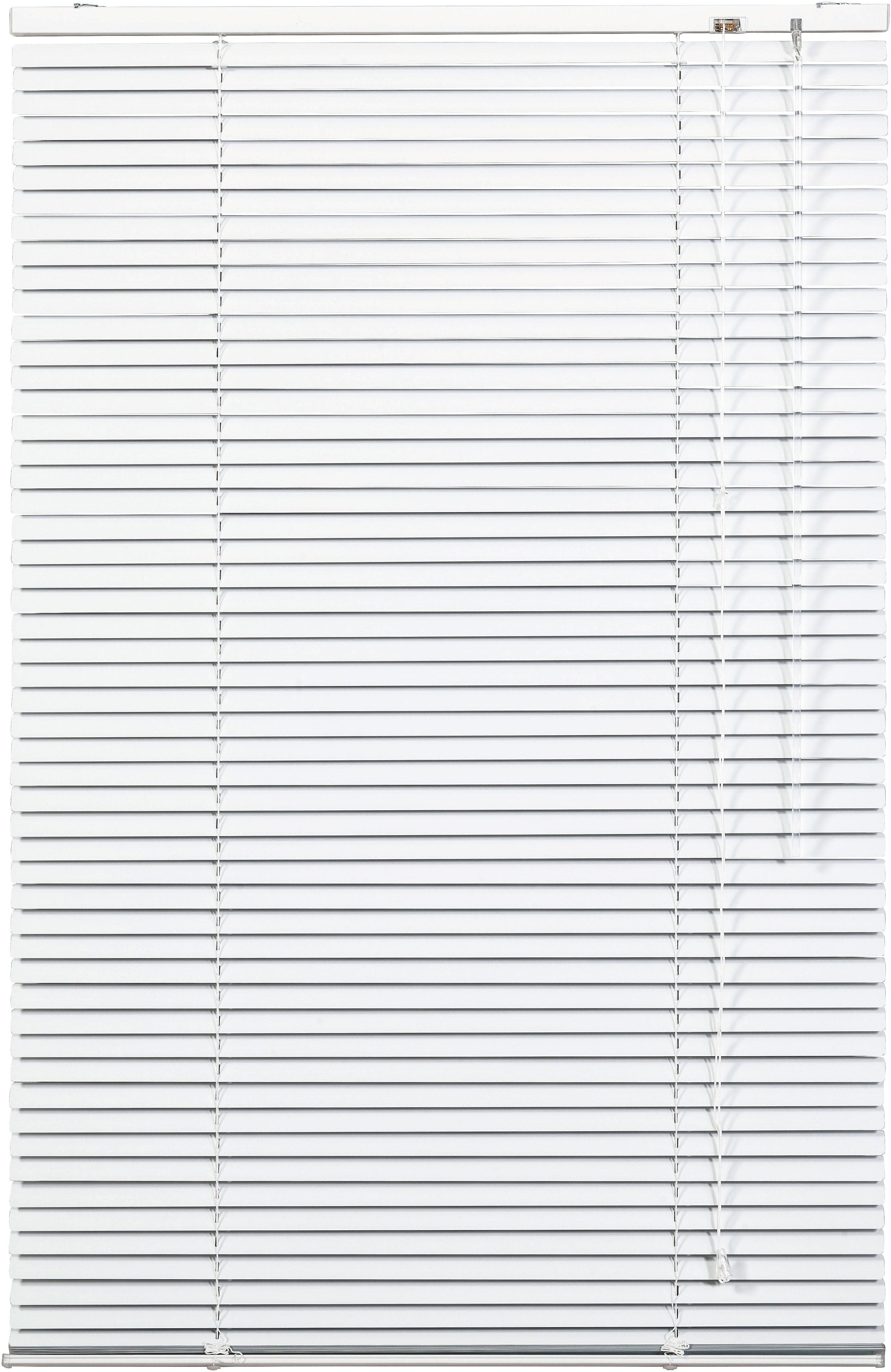 LICHTBLICK Aluminium Jalousie Weiß 25mm Lamellen