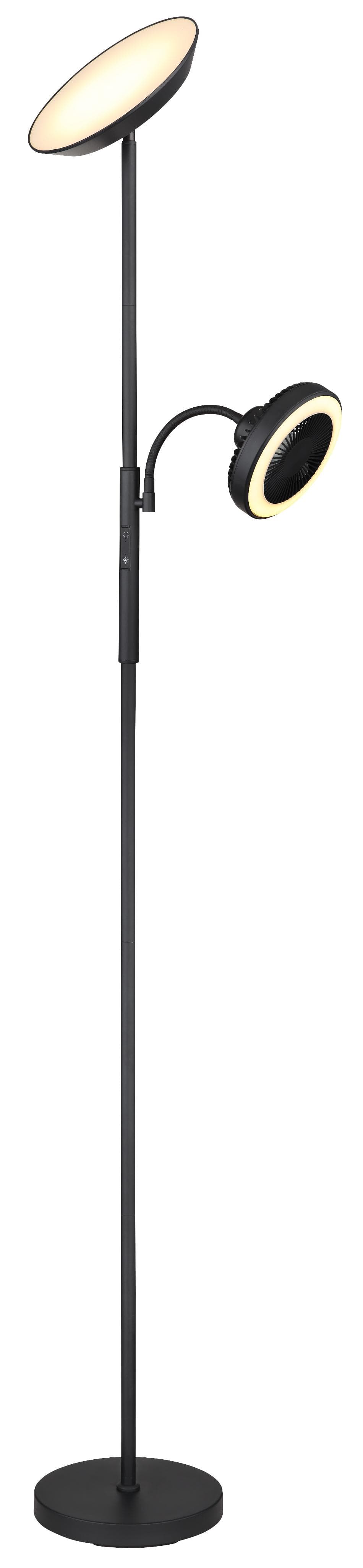 GLOBO LIGHTING DAVYD Stehlampe mit Ventilator und LED Leselicht