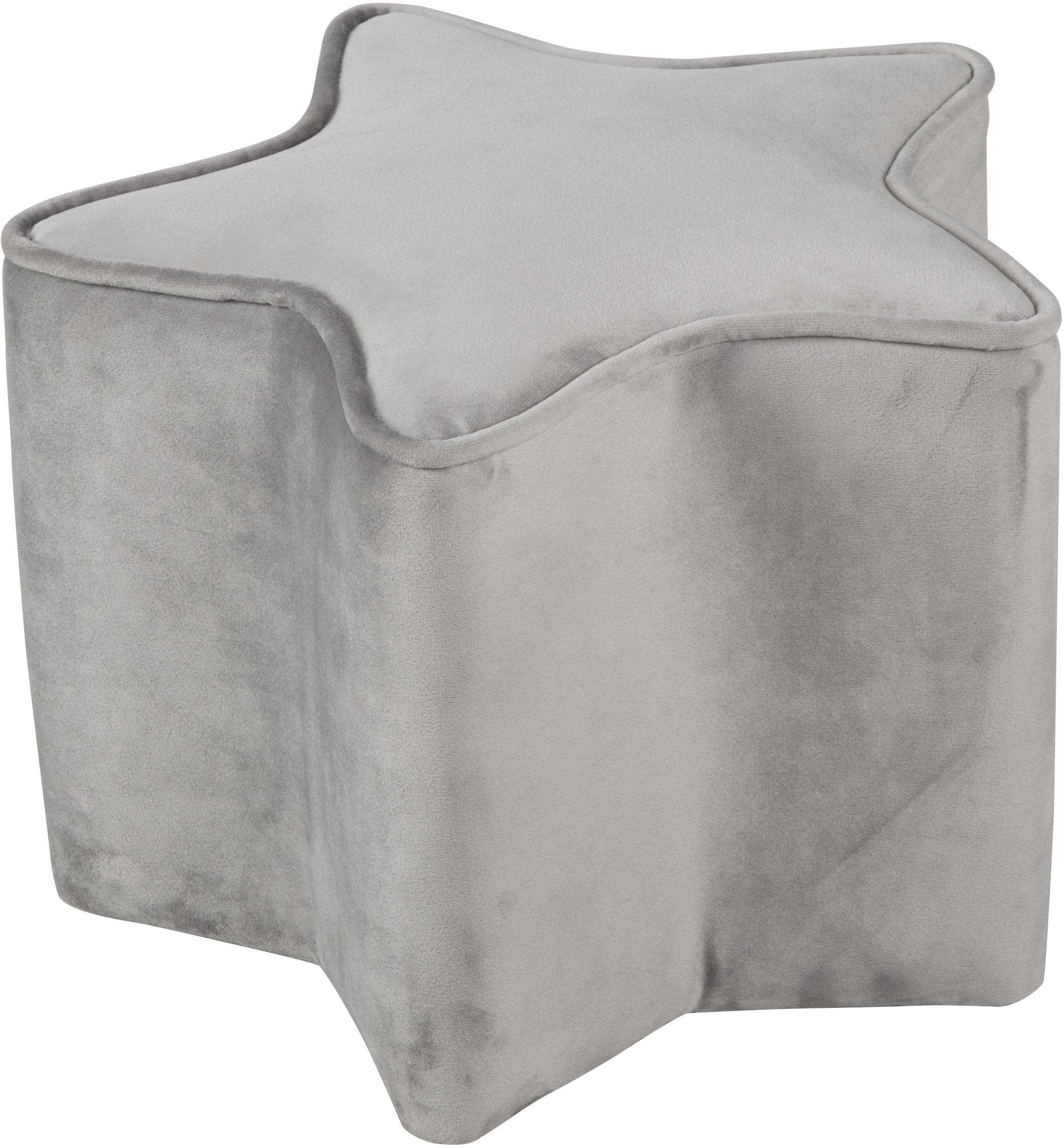 Sternförmiger Samthocker für Kinder