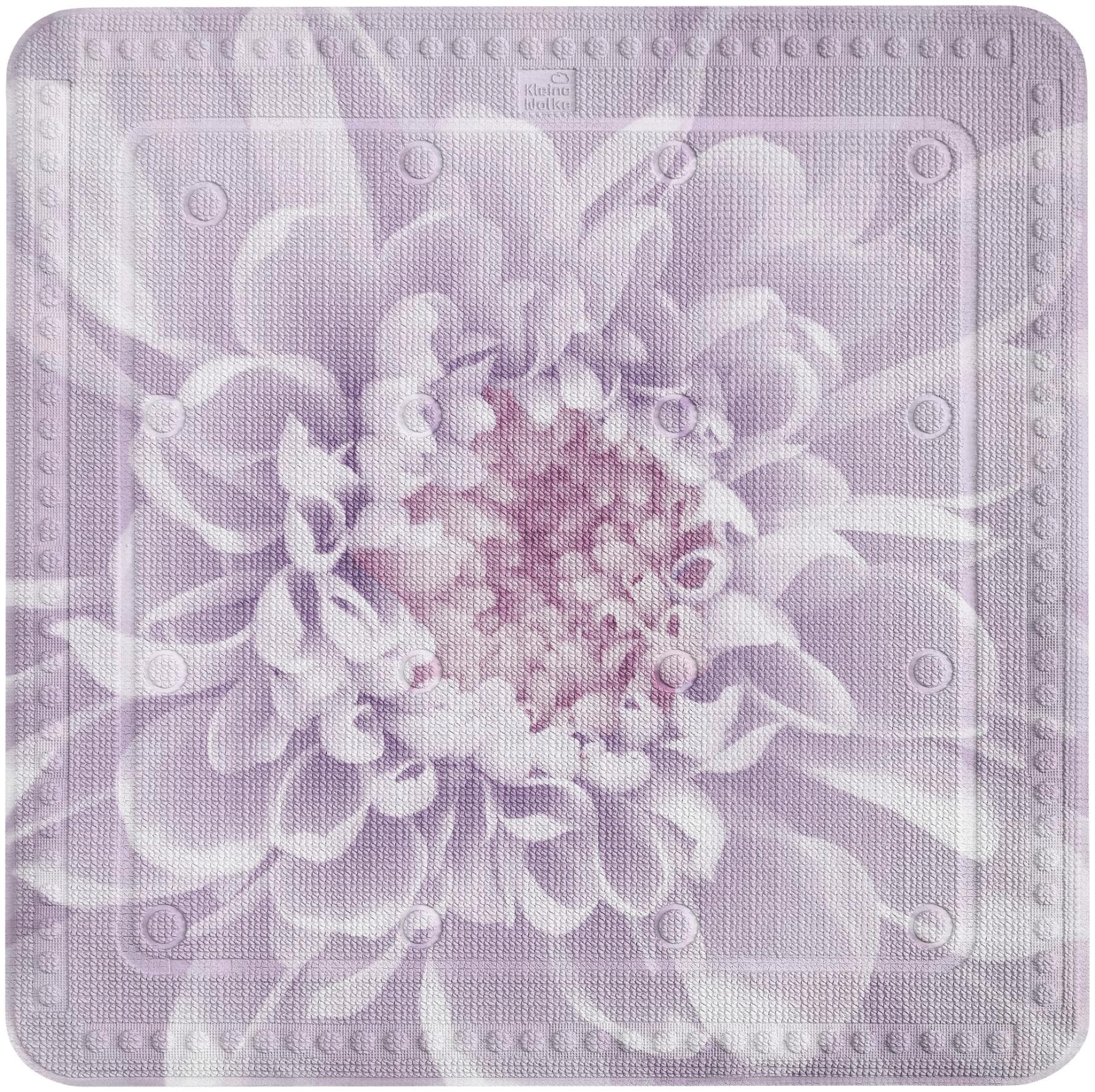 Duscheinlage KLEINE WOLKE "Dahlia" Lila PVC