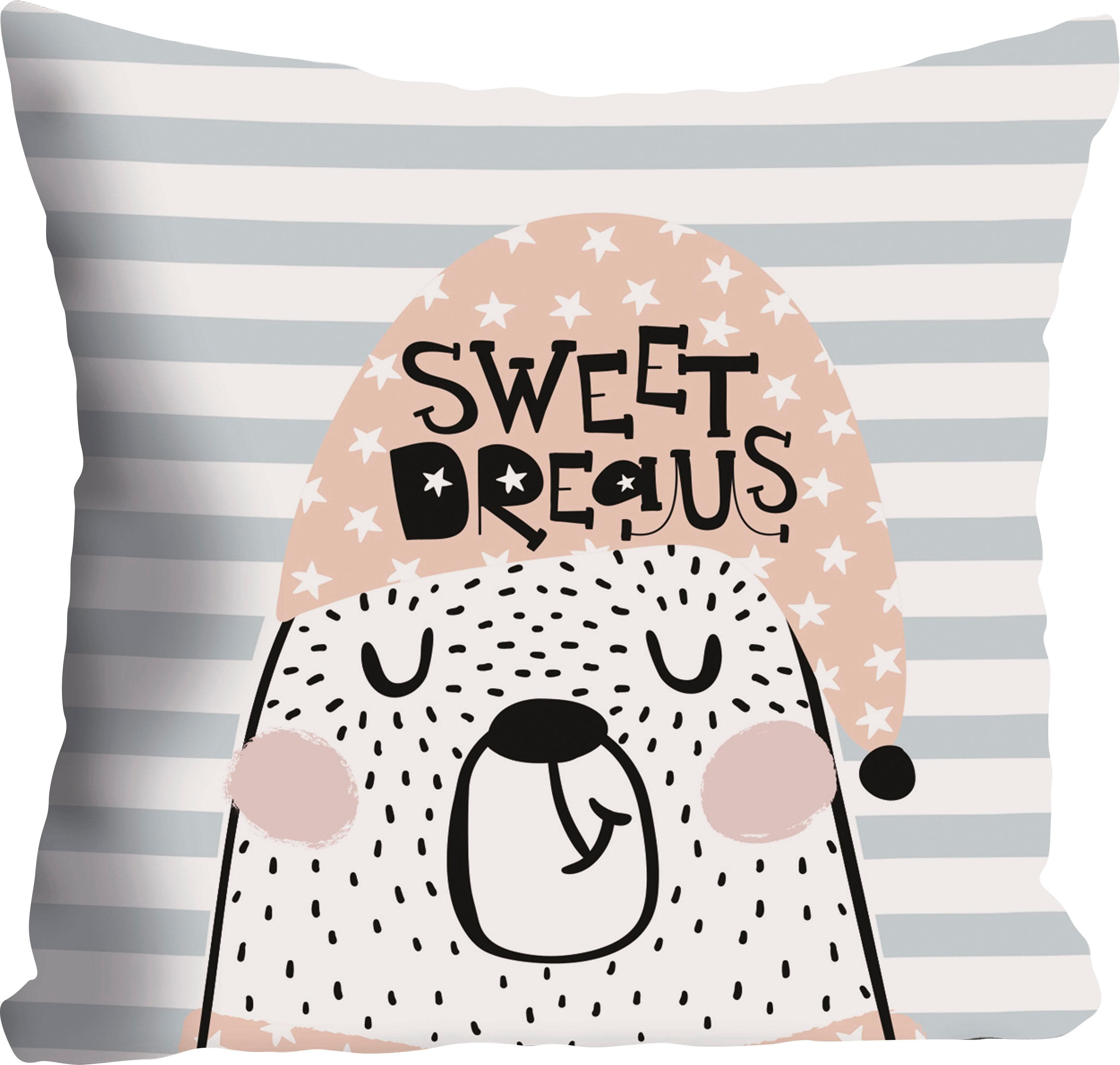 Queence Sweet Dreams Kinderkissenhülle - Skandinavisches Design