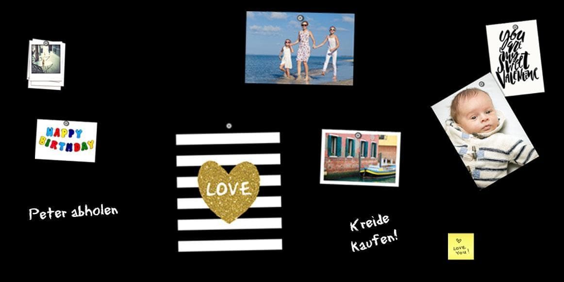 Queence Magnetische Tafelfolie Memoboard Grün - Selbstklebend & Vielseitig