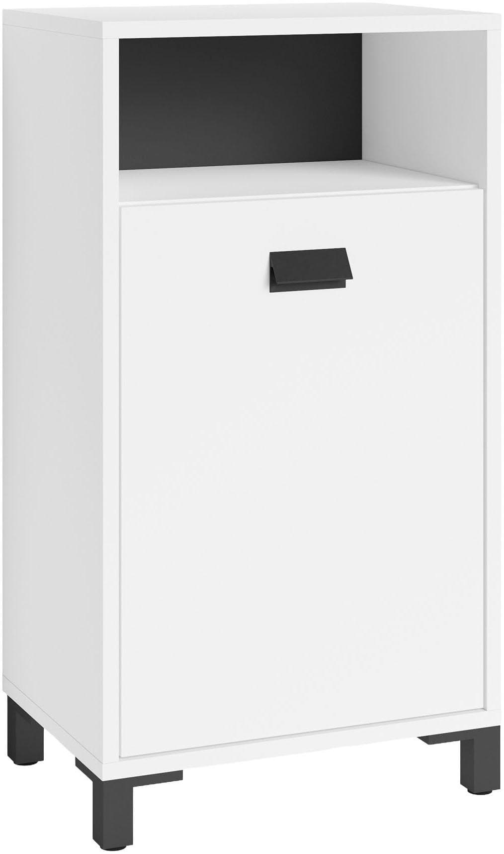 Badschrank WELLNESS mit offenem Fach - Artisan Eiche oder Weiß