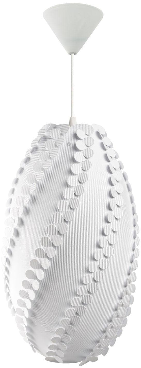 Kayoom Hängeleuchte Raymond: Moderne Ovale Designlampe aus Polypropylen