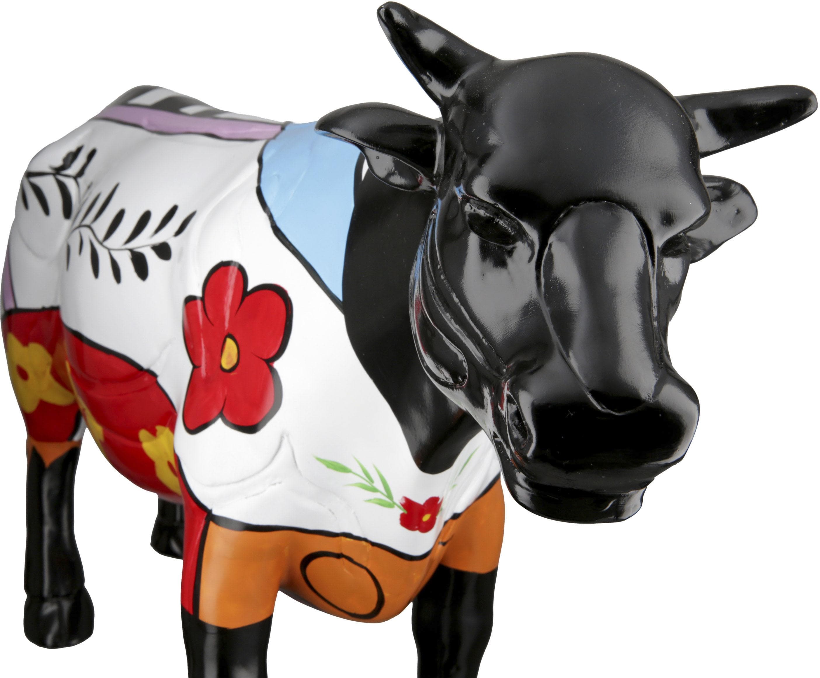 Tierfigur CASABLANCA BY GILDE Skulptur Cow bunt