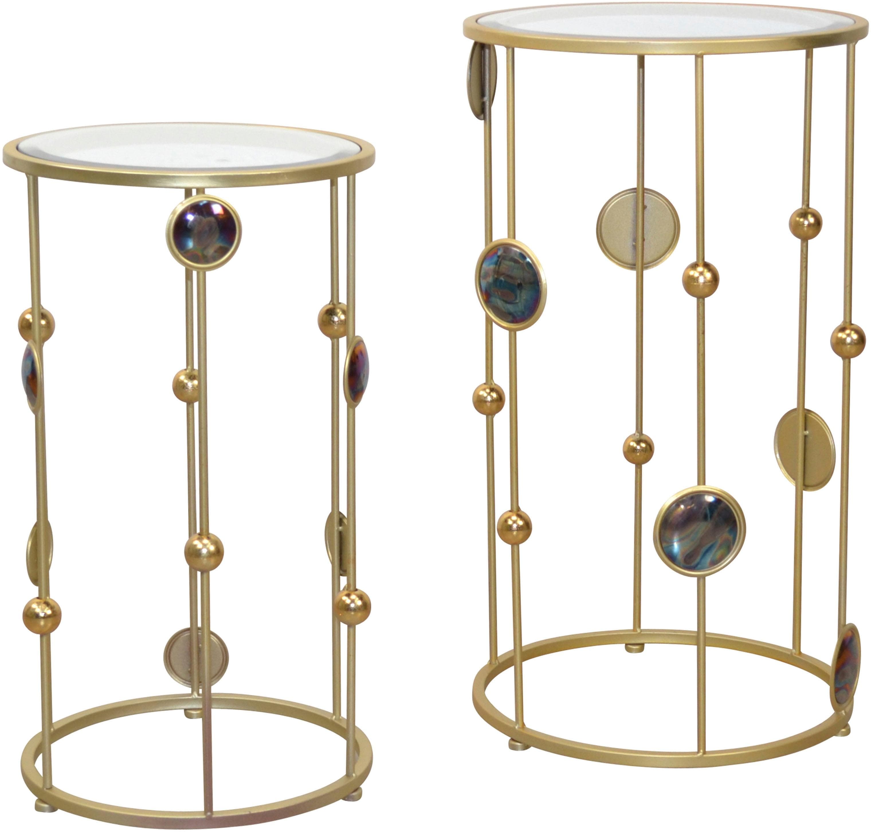 HOFMANN LIVING AND MORE Beistelltisch Gold Klassik