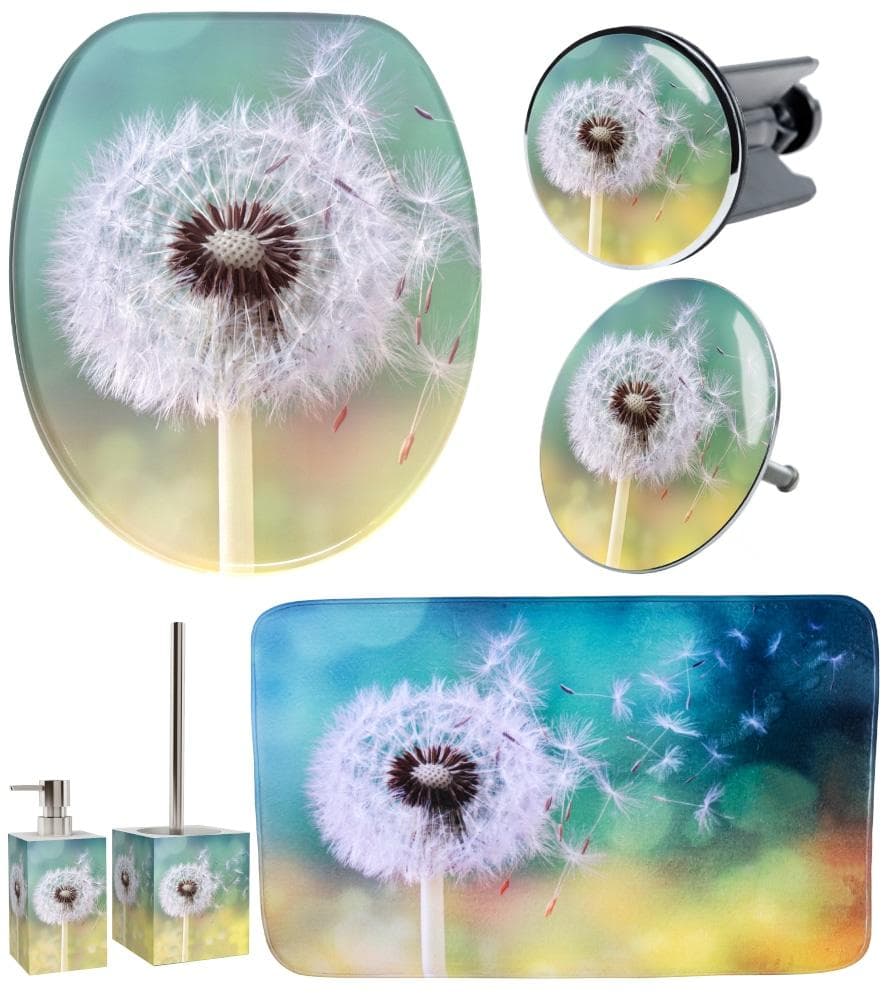 SANILO Badaccessoire-Set Pusteblume türkis MDF