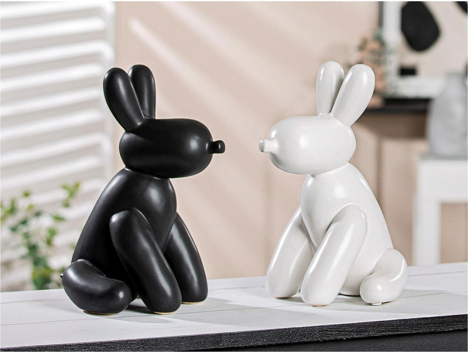 Gilde Ballonhund Skulptur aus Keramik - Dekorationsfigur