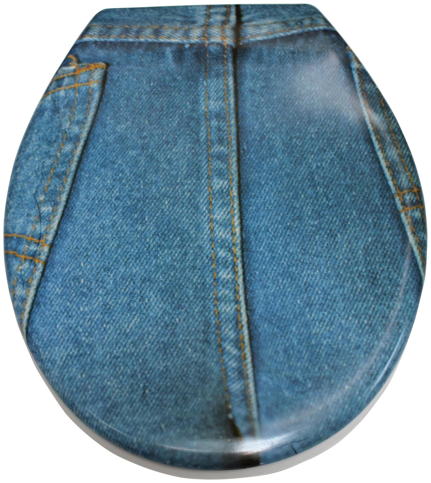 ADOB WC-Sitz "Jeans" Grau Duroplast Universal