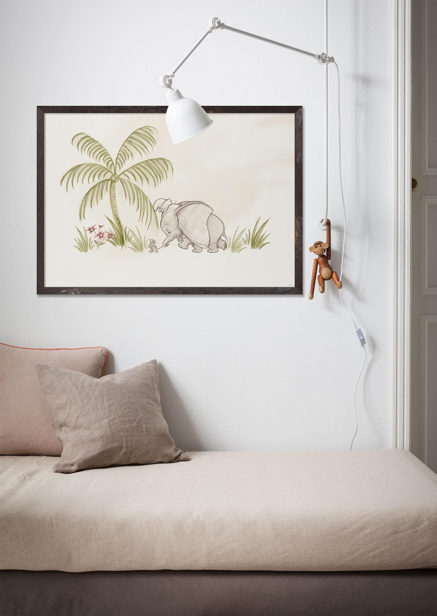 Komar Wandbild Dumbo Pastell Disney Kinderzimmer