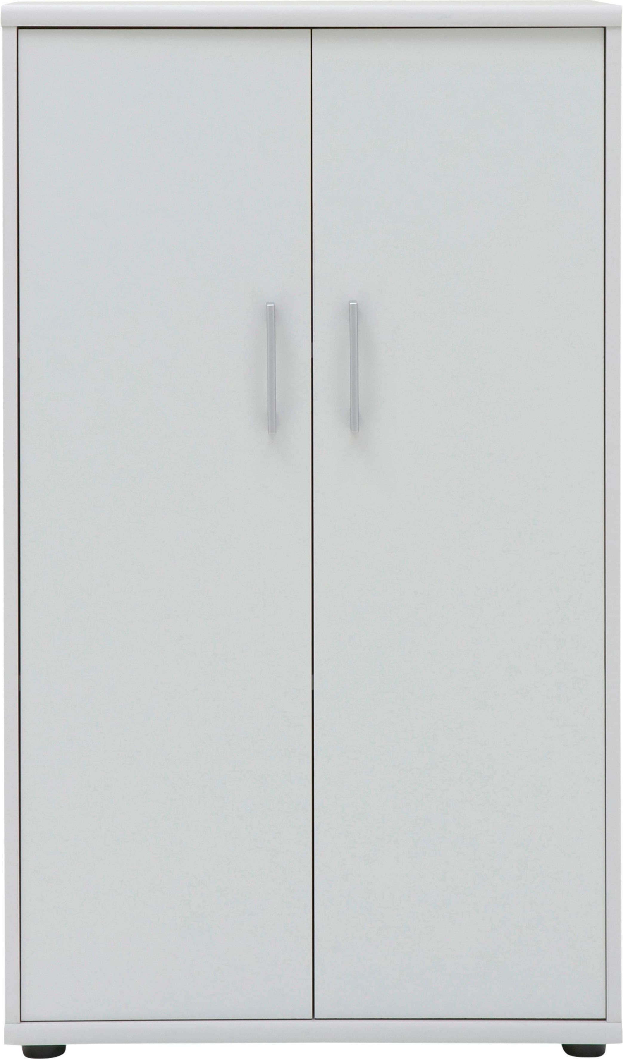 SCHILDMEYER Aktenschrank Serie 200 Weiß mit 2 Böden