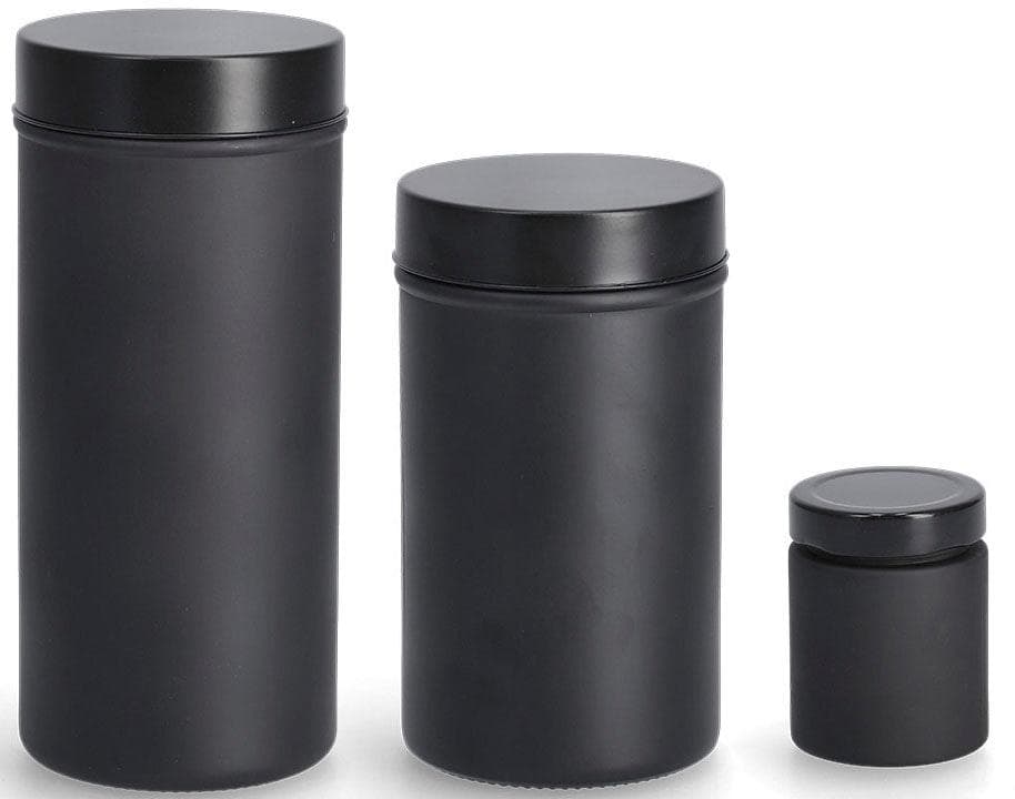 ZELLER Vorratsdose PRESENT Schwarz 10x22,5cm Lebensmittelaufbewahrung